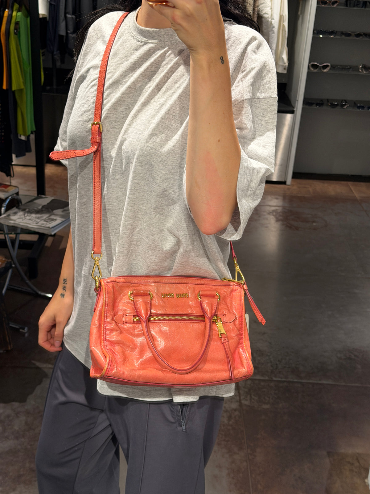 Miu Miu Vitello Shine