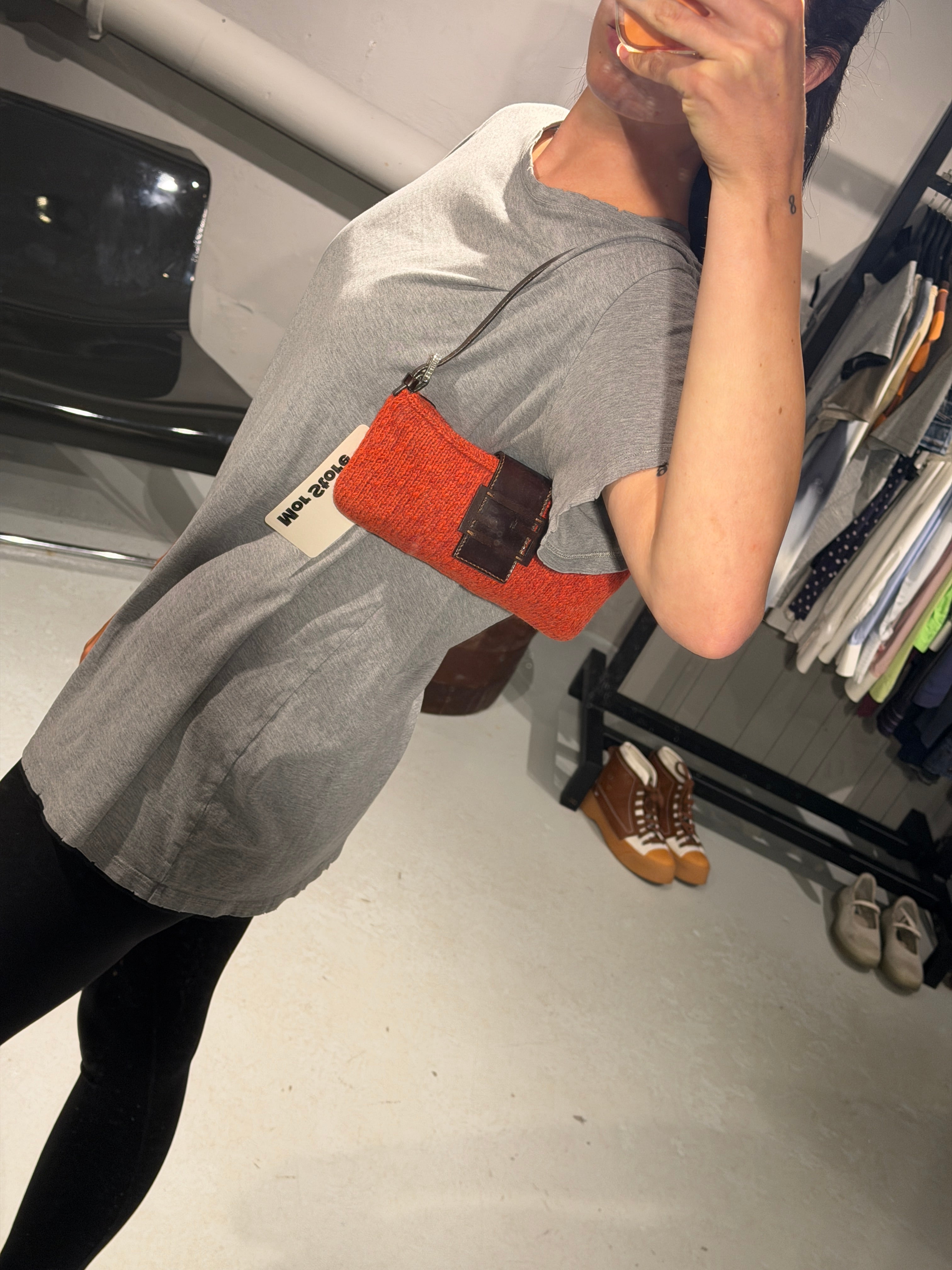 Fendi Knit Baguette bag