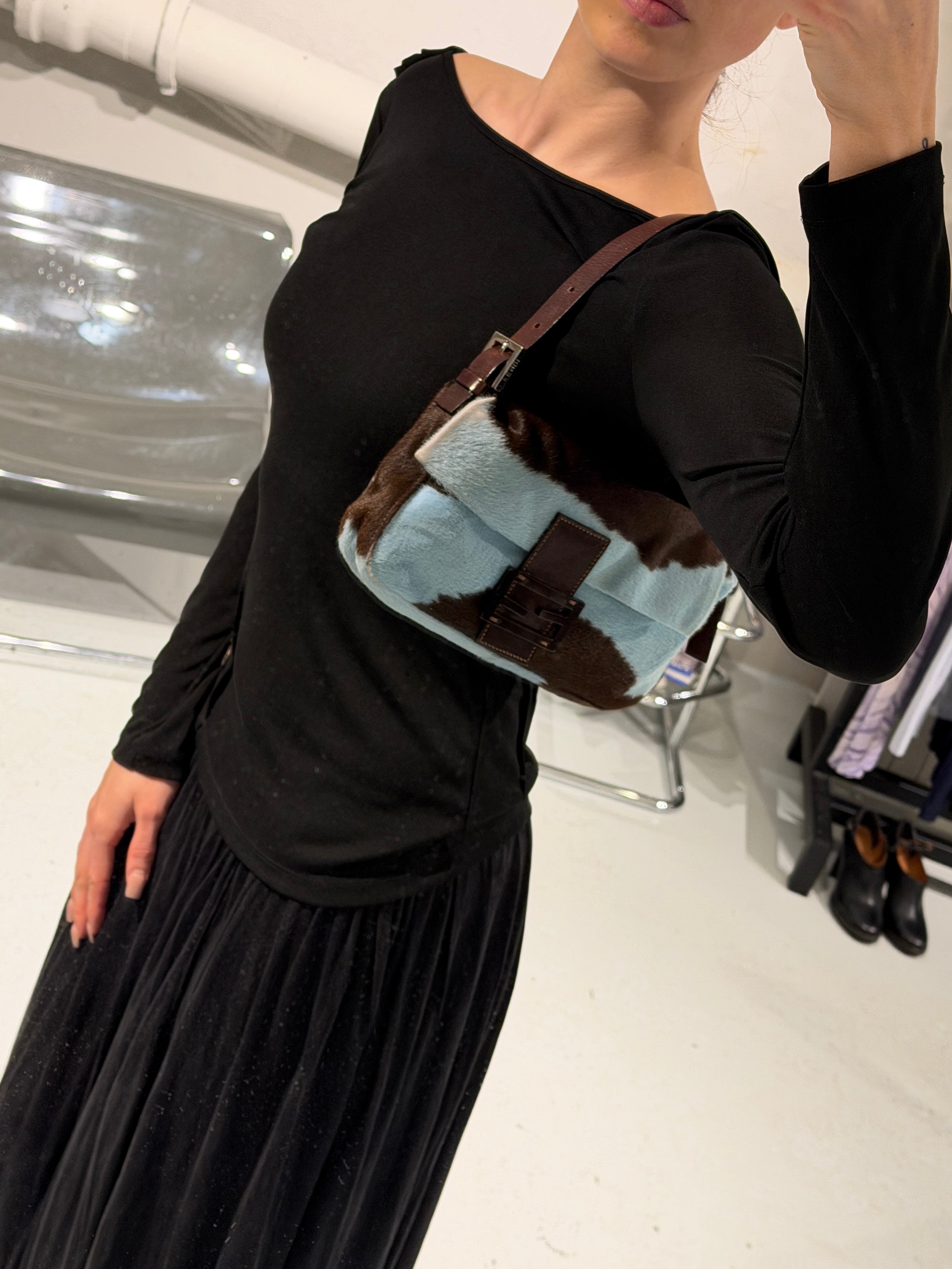 Fendi Cow Baguette Bag