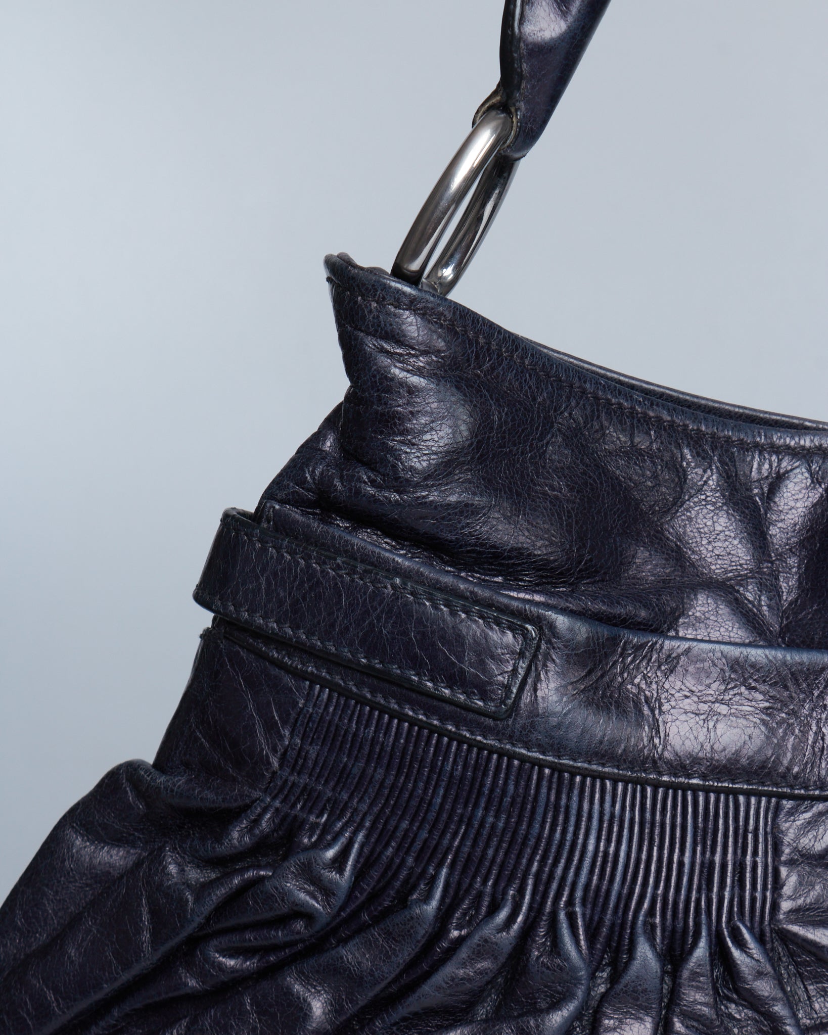 Miu Miu Ruched Shoulder Bag