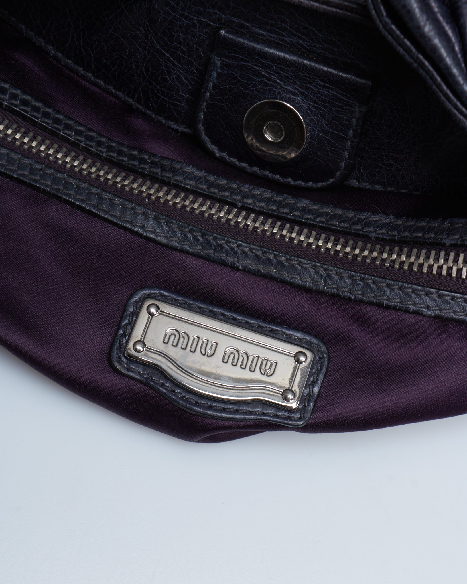Miu Miu Ruched Shoulder Bag