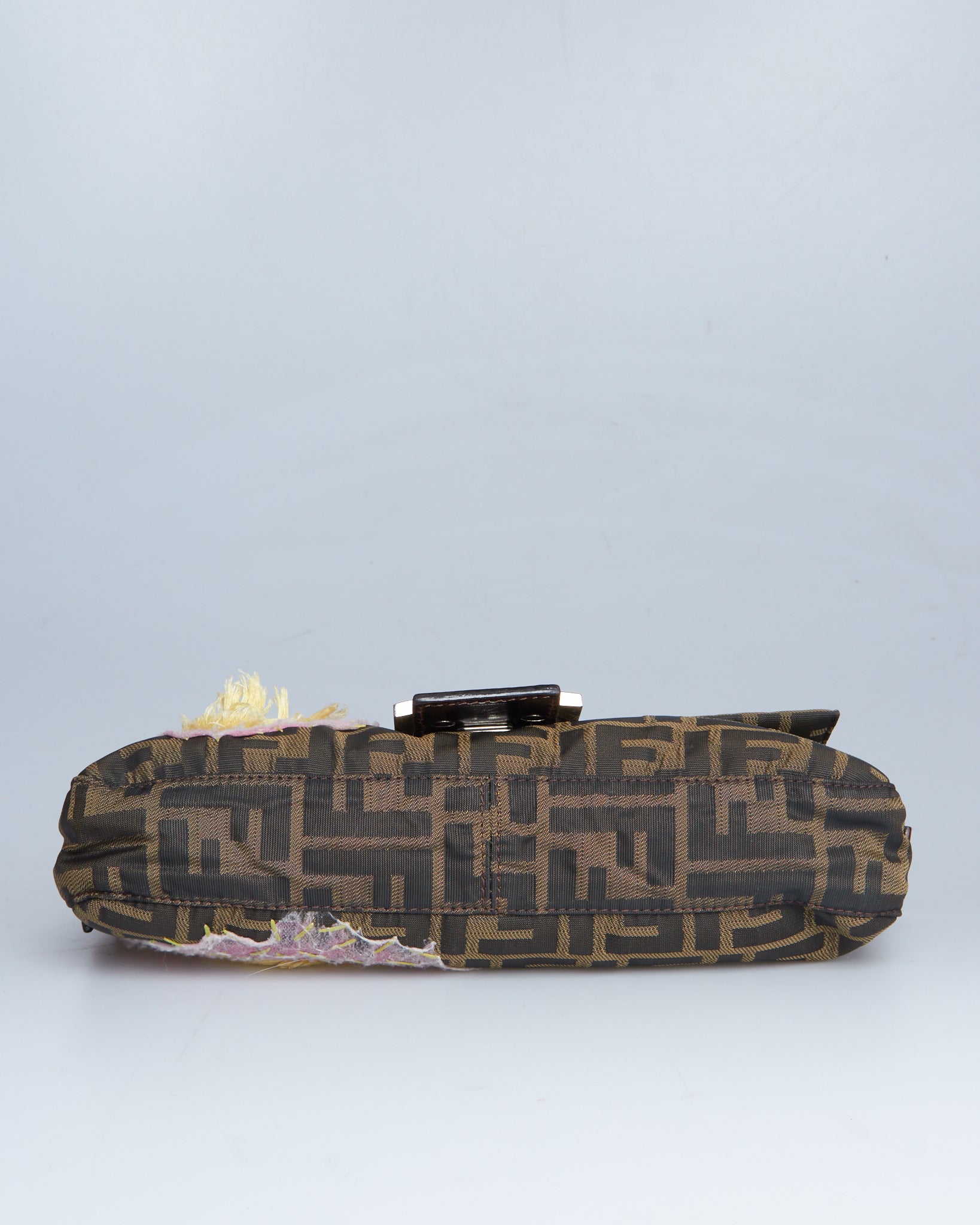 Fendi Patchwork Zucchino Baguette
