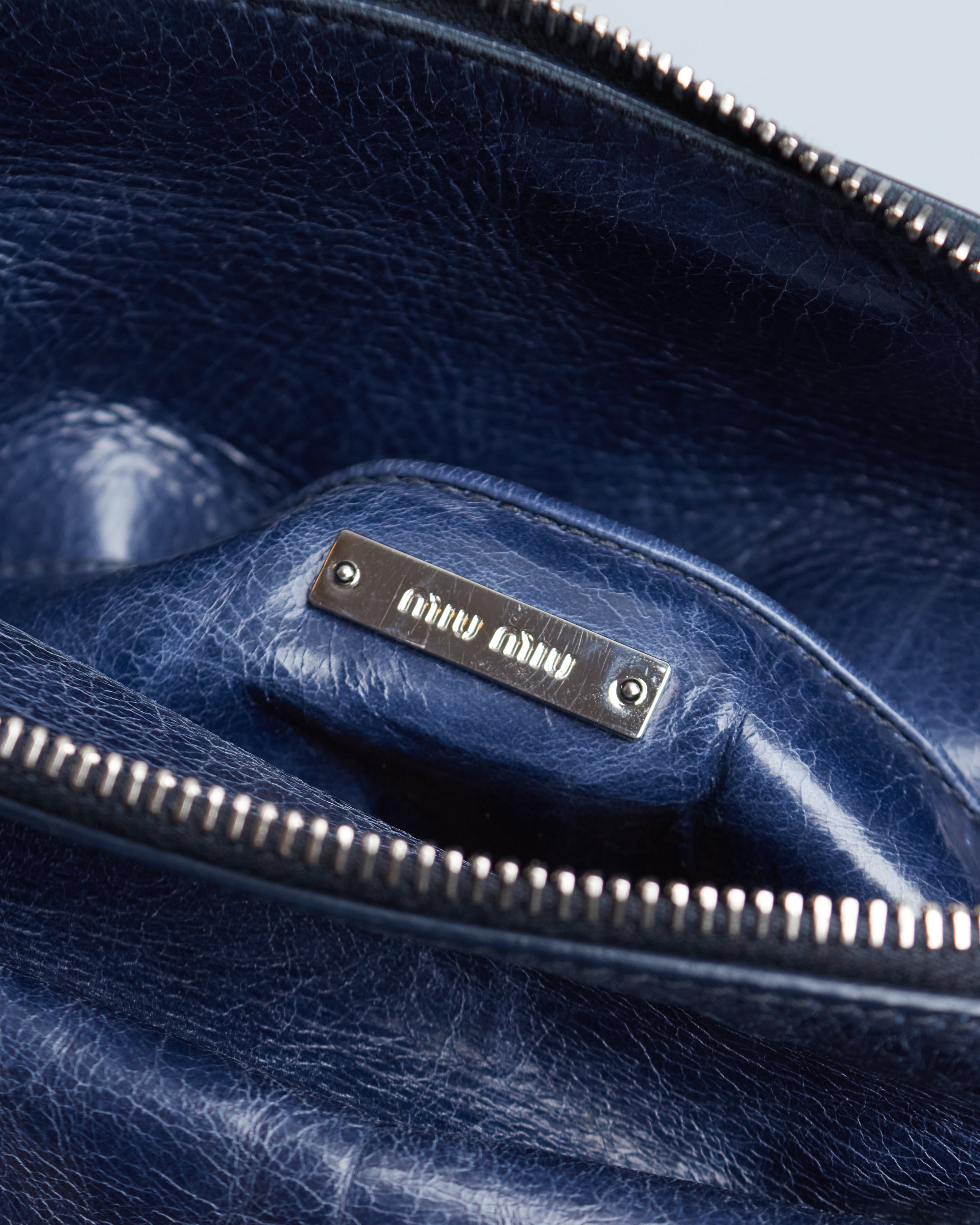 Miu Miu Vitello Lux Bow Mini