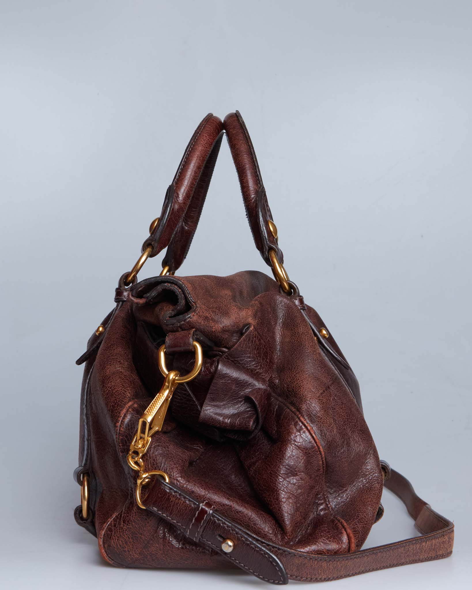Miu Miu Vitello Lux Bow