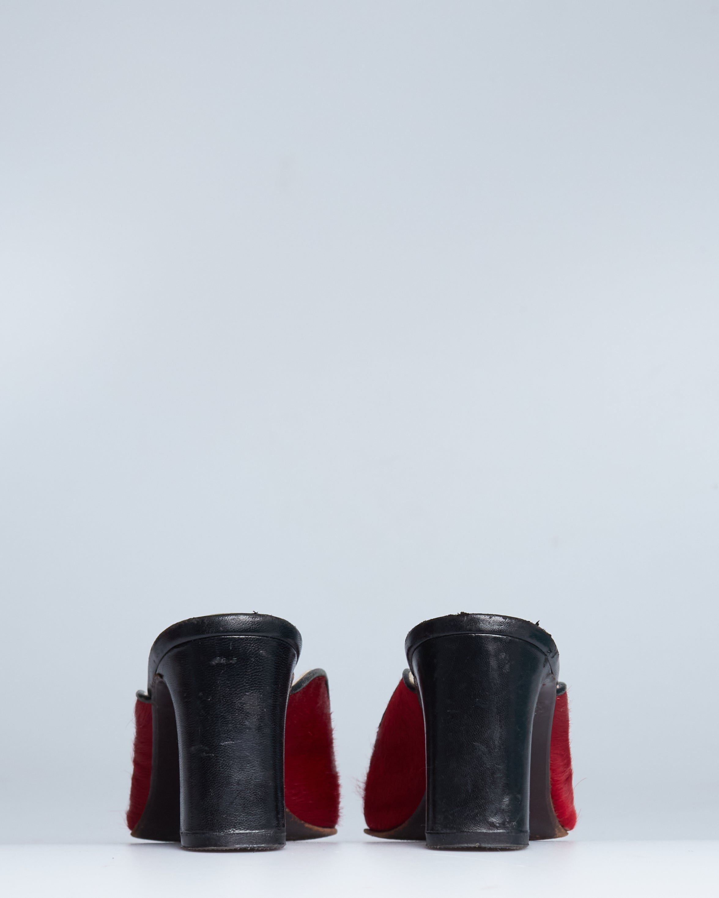 Ruffo pony hair mules