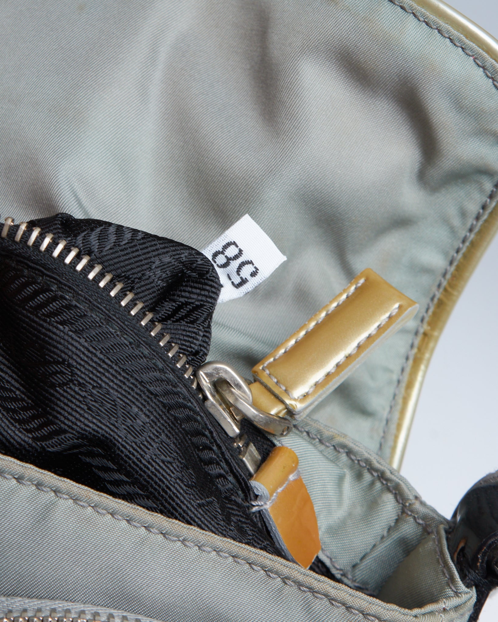 Fendi Metallic Zucca Mini Baguette