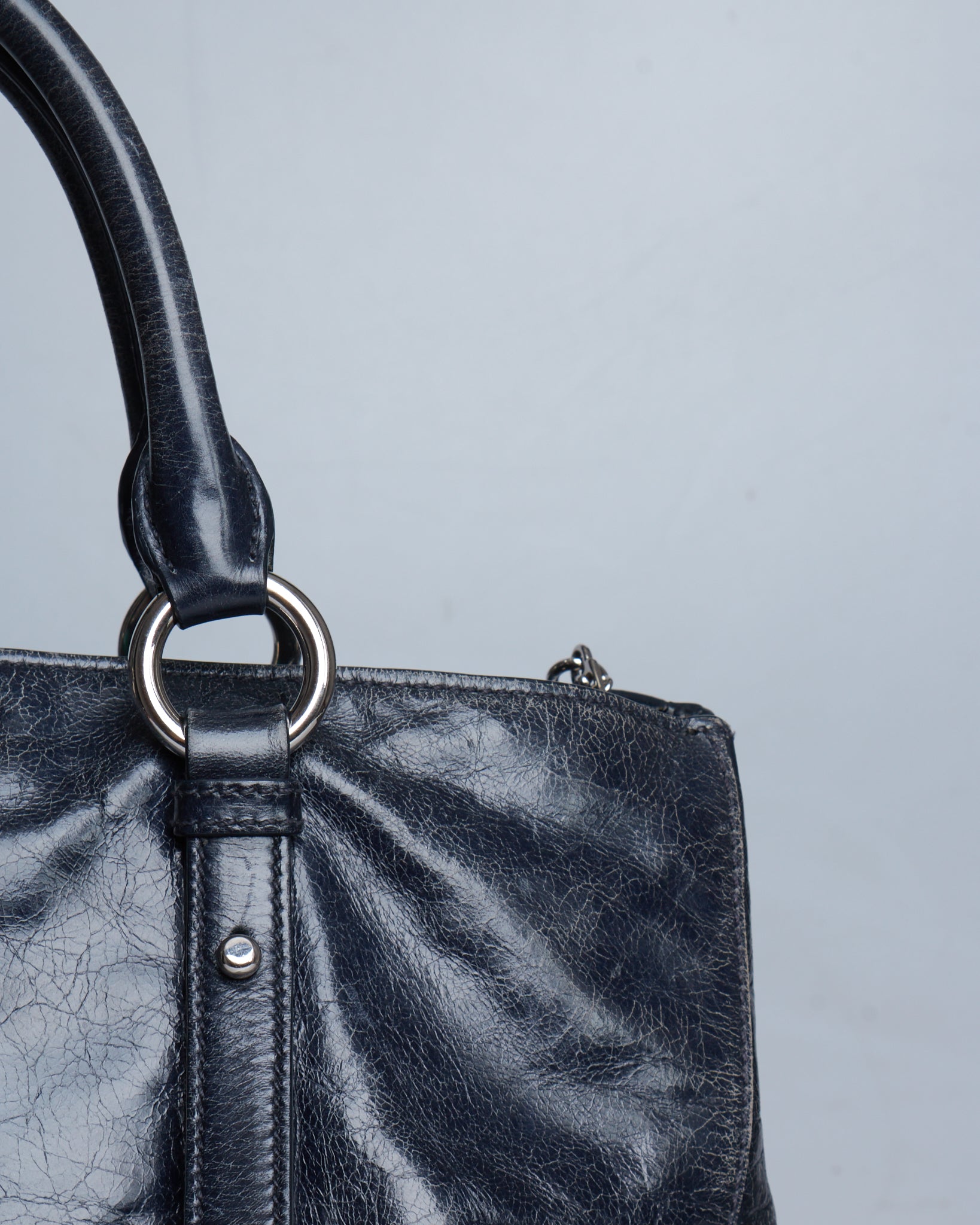 Miu Miu Vitello Lux Bow Tote