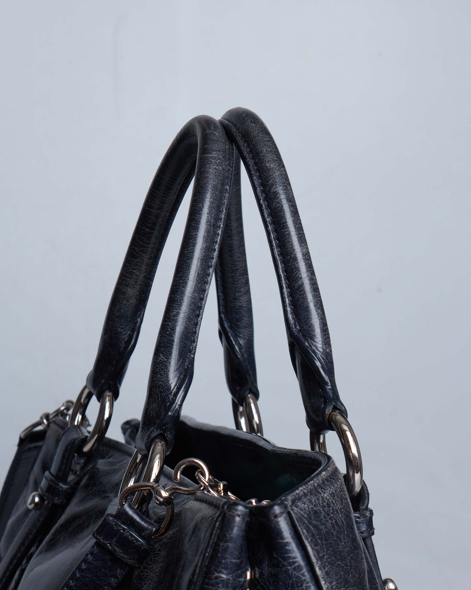 Miu Miu Vitello Lux Bow Tote