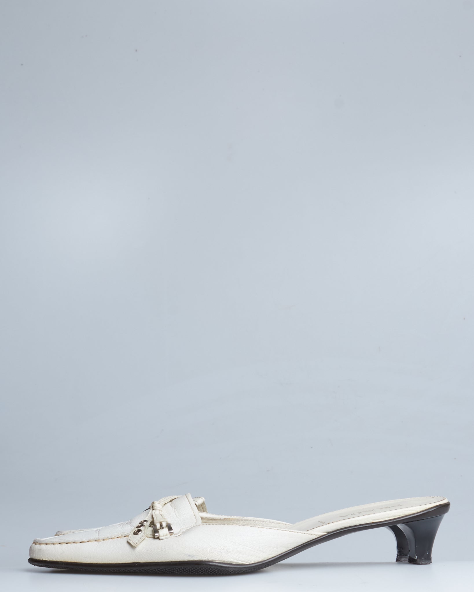 Prada leather mules