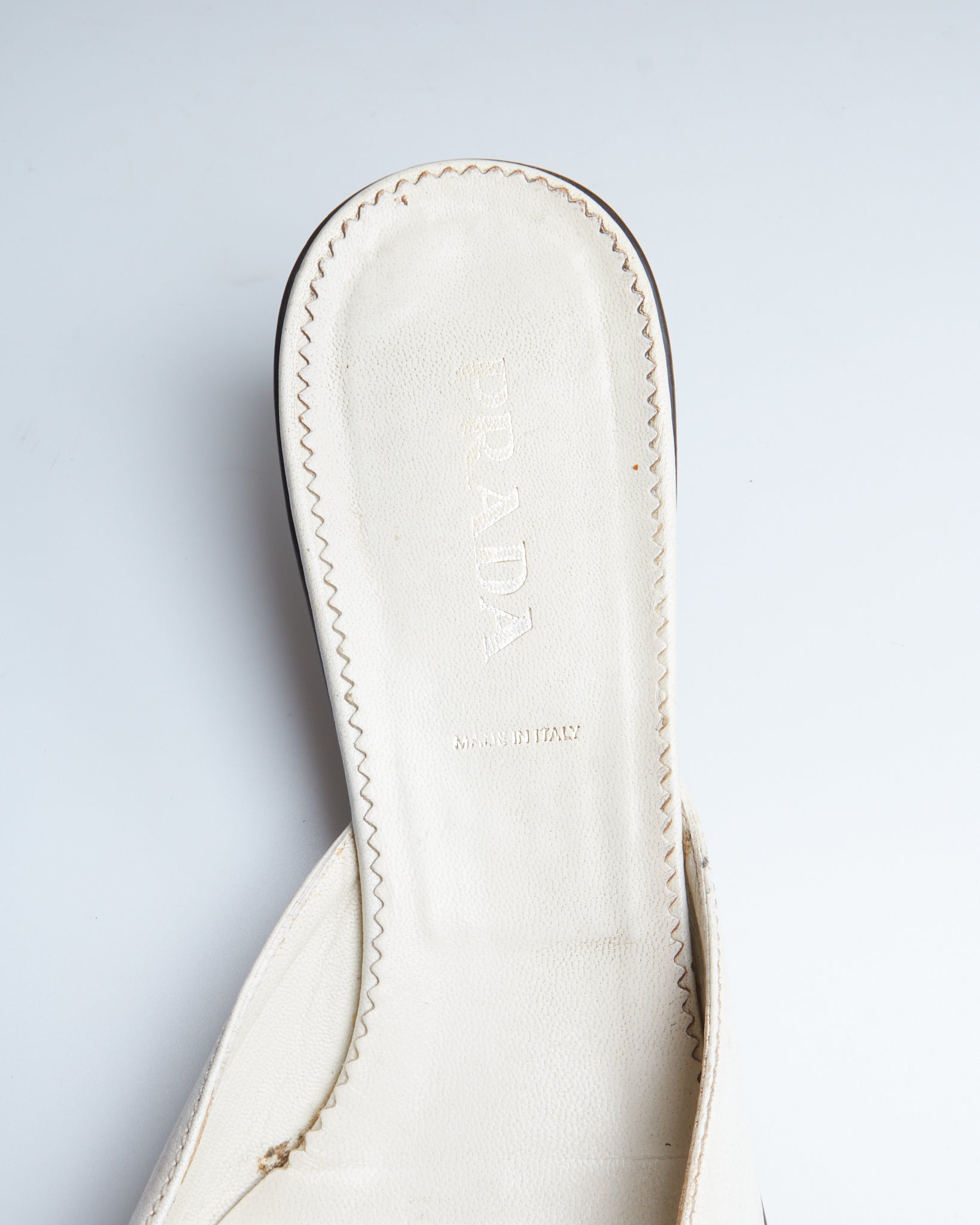 Prada leather mules