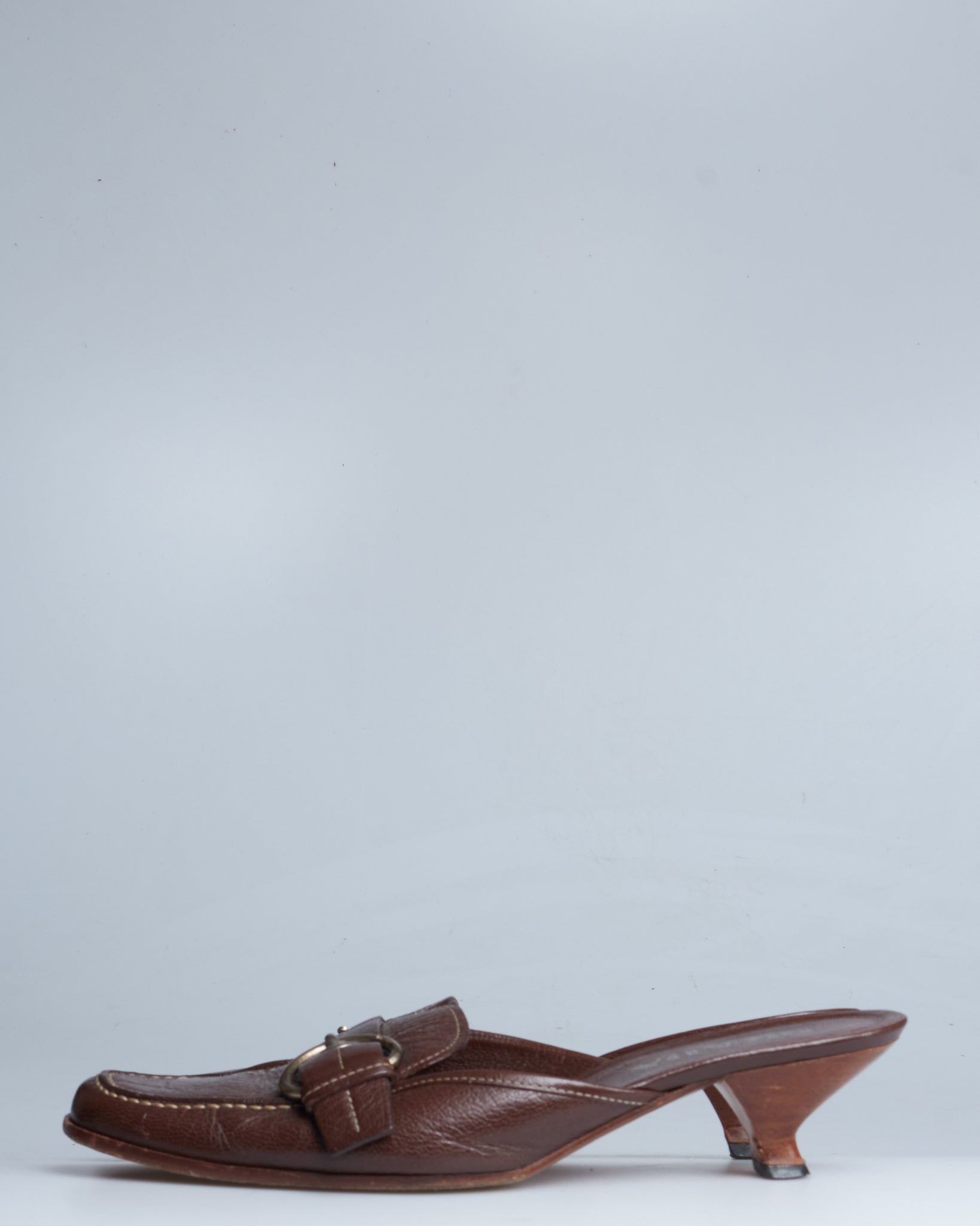 Prada leather mules