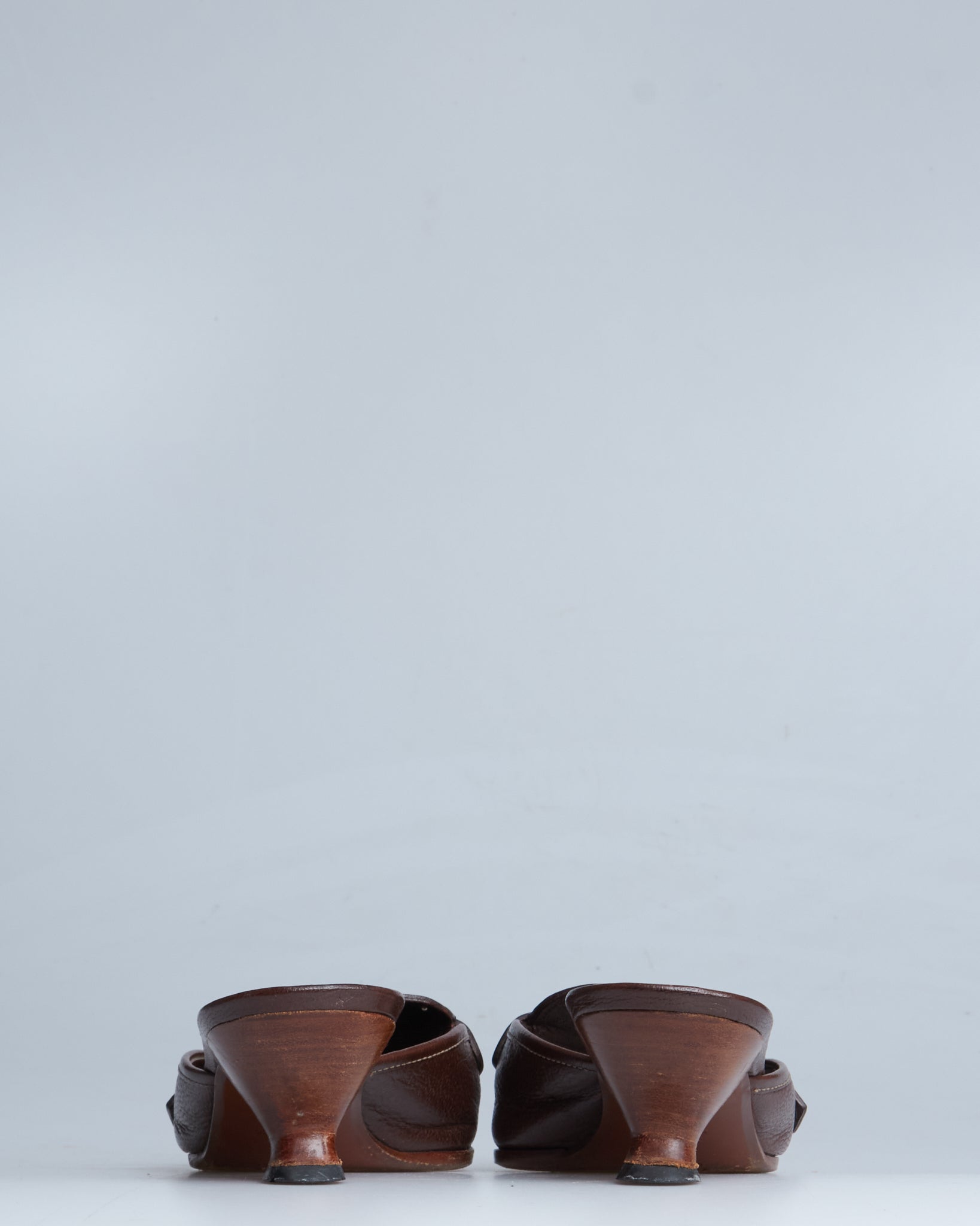 Prada leather mules