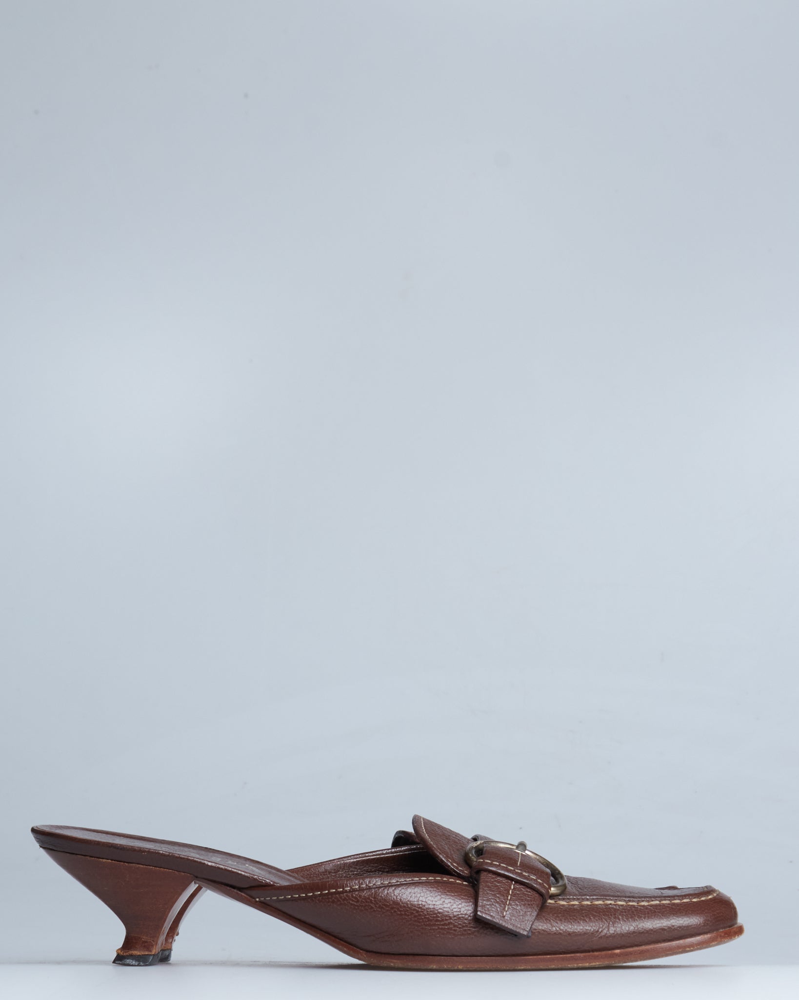Prada leather mules