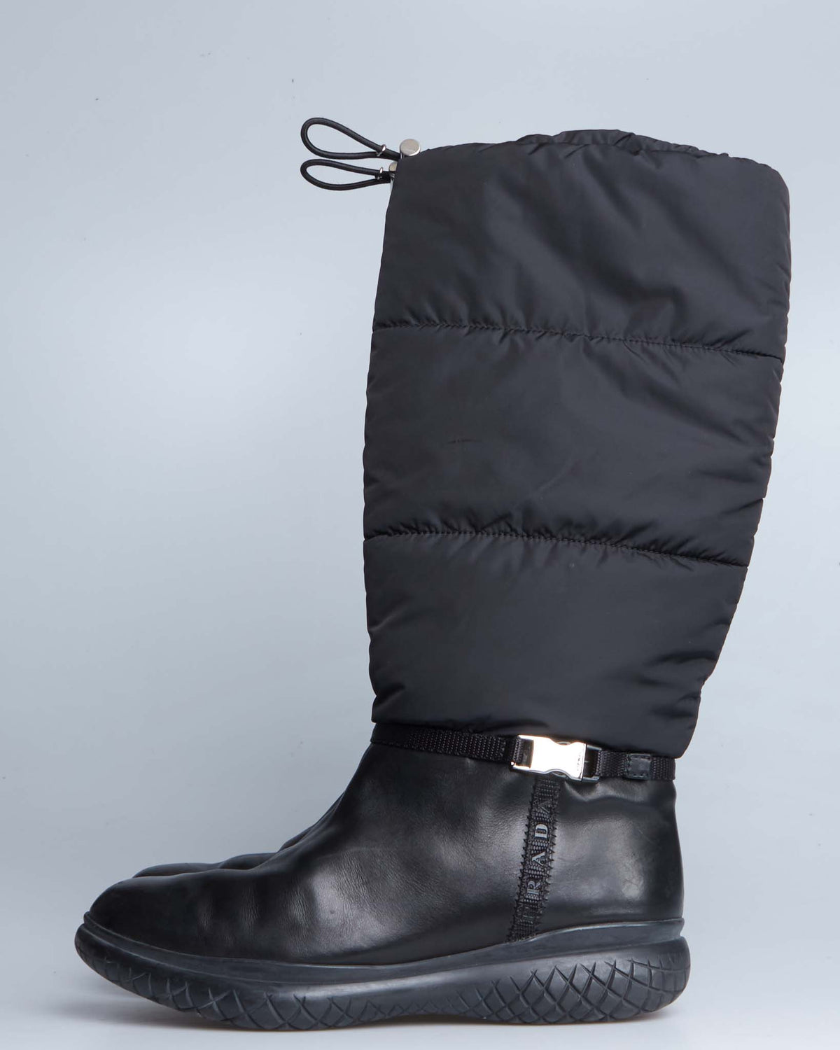 Prada F/W 1999 padded high boots