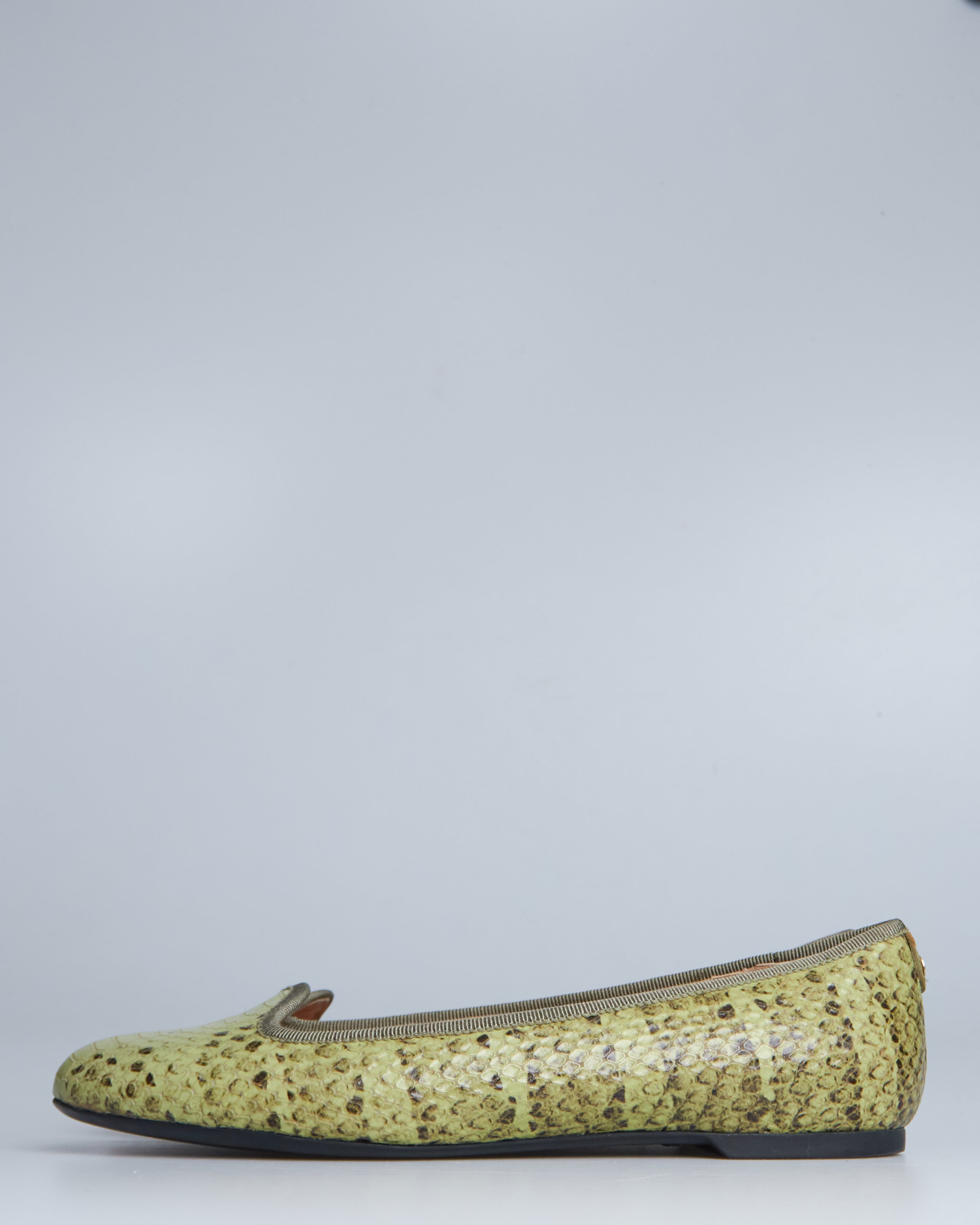 Emporio Armani snake ballerina’s