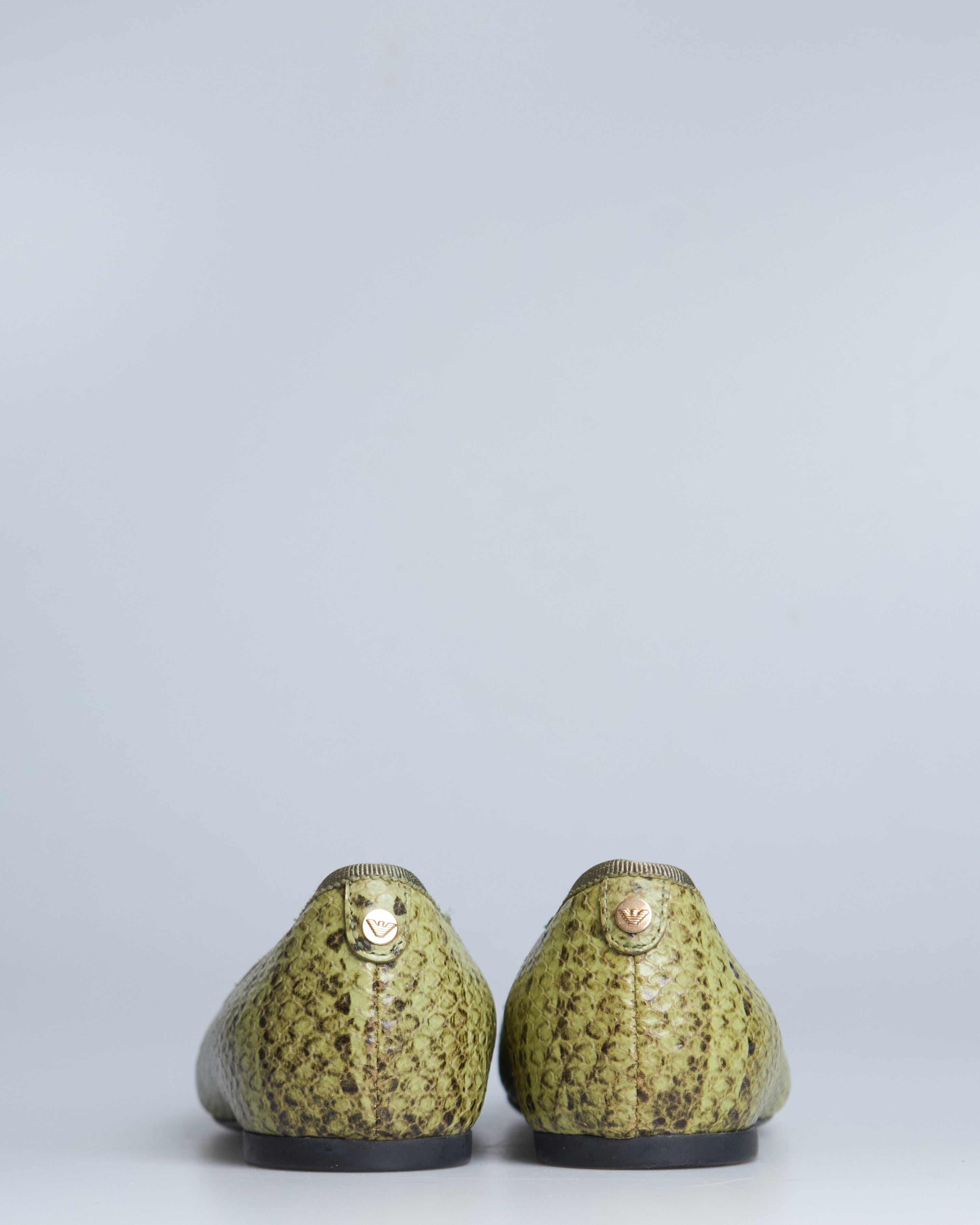 Emporio Armani snake ballerina’s