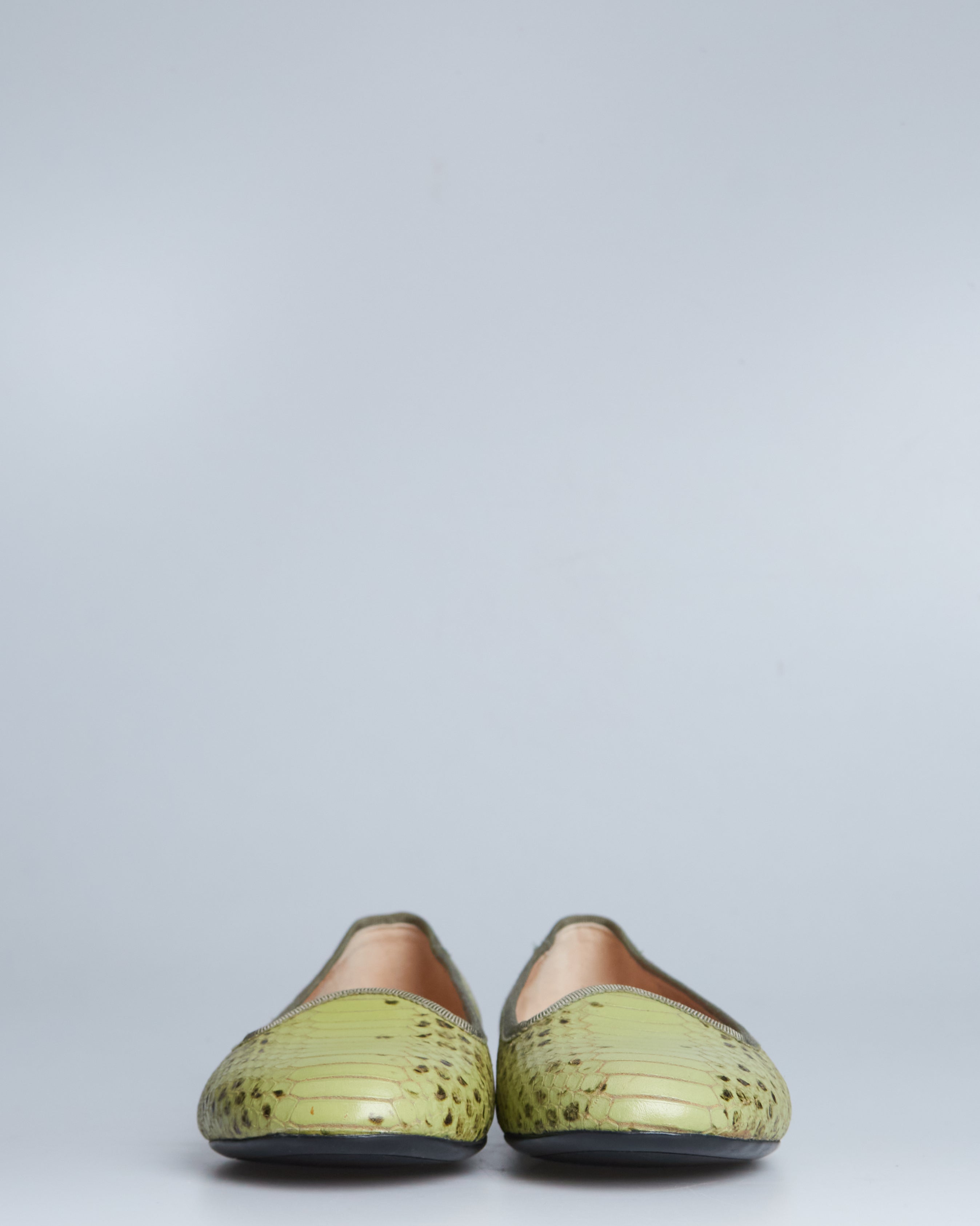 Emporio Armani snake ballerina’s