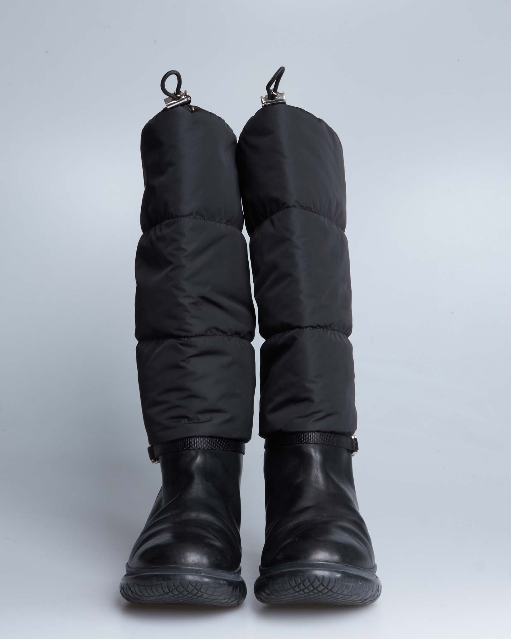Prada F/W 1999 padded high boots