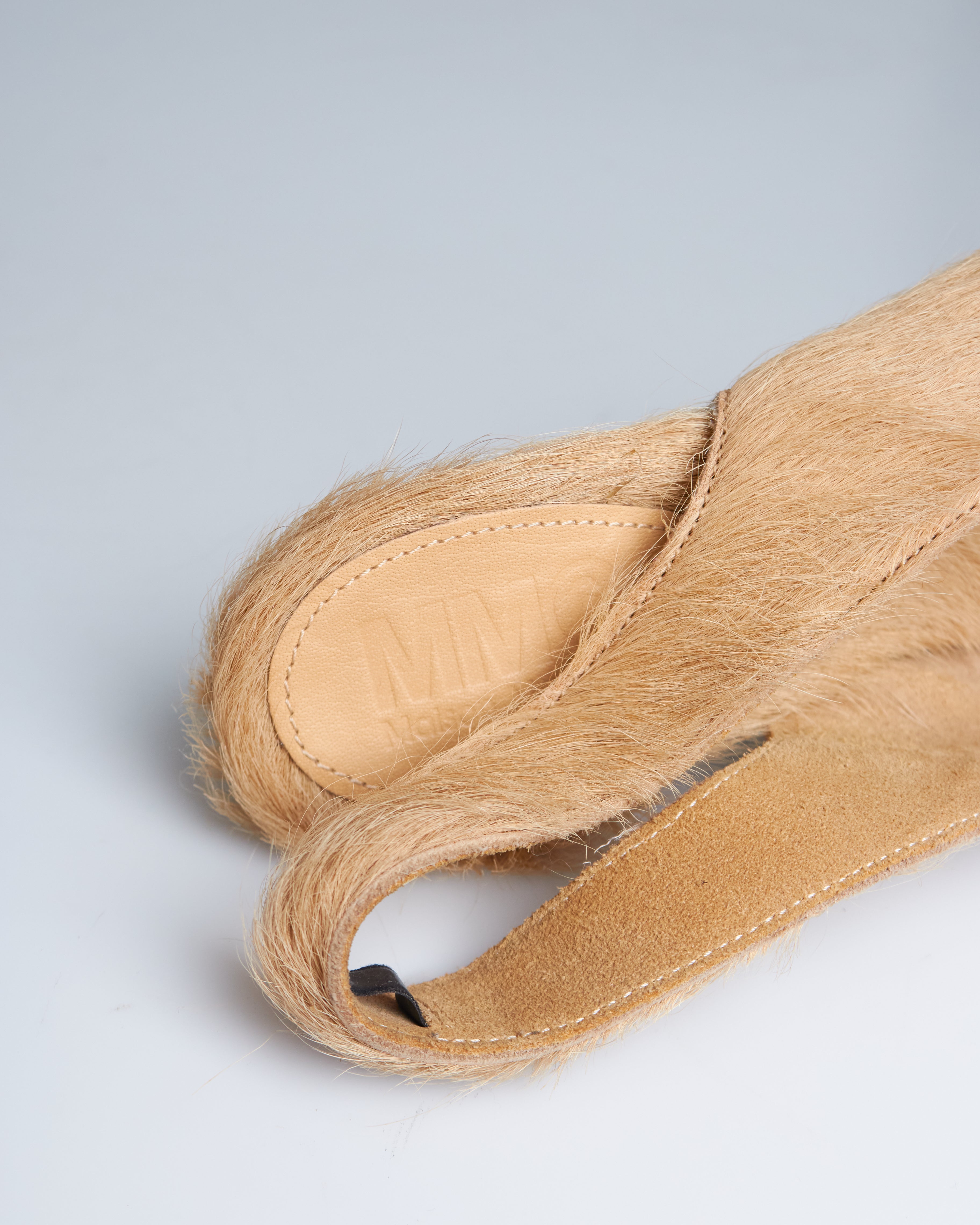 MM6 Maison Margiela calf-hair slingback pumps