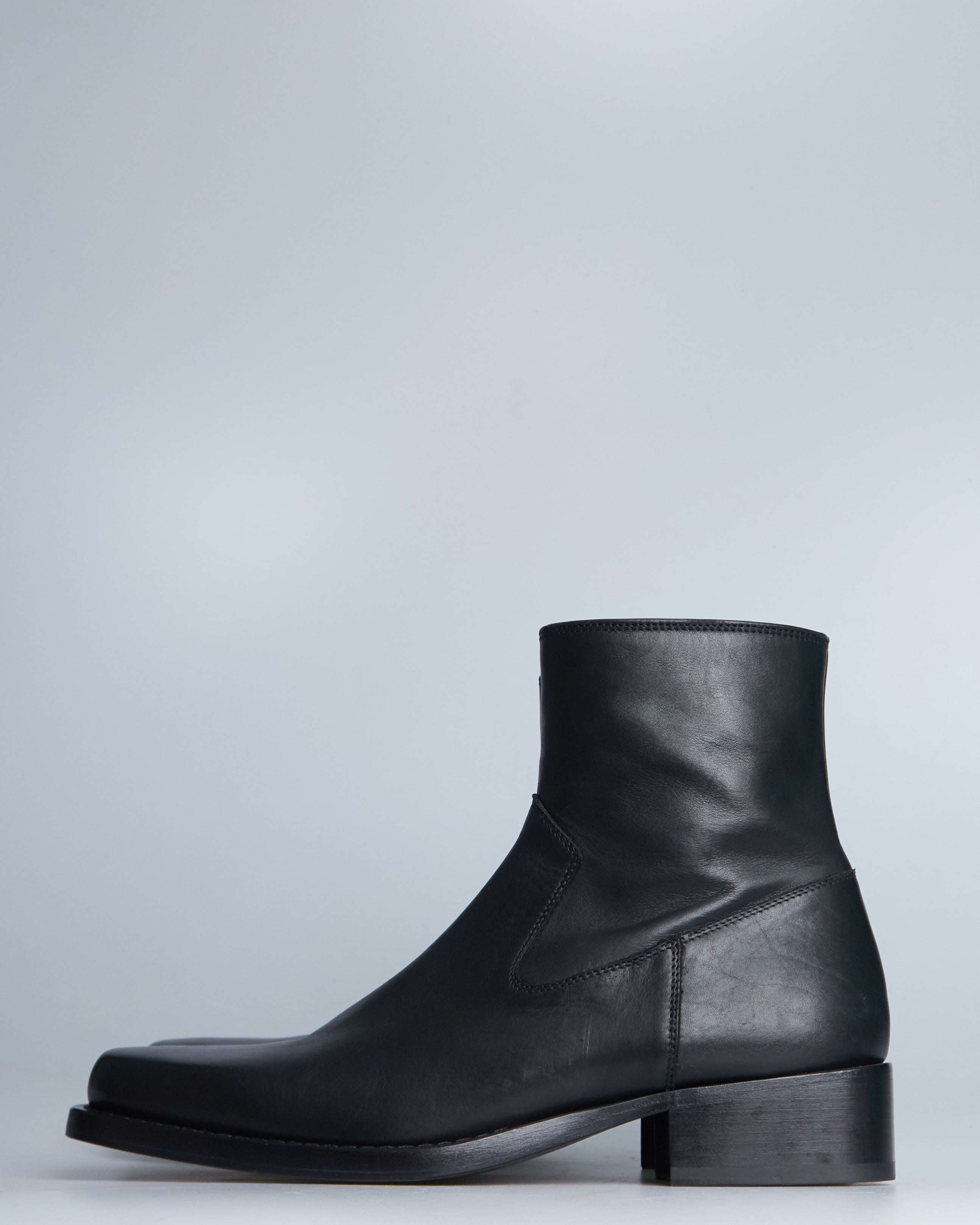 Ann Demeulemeester leather ankle boots