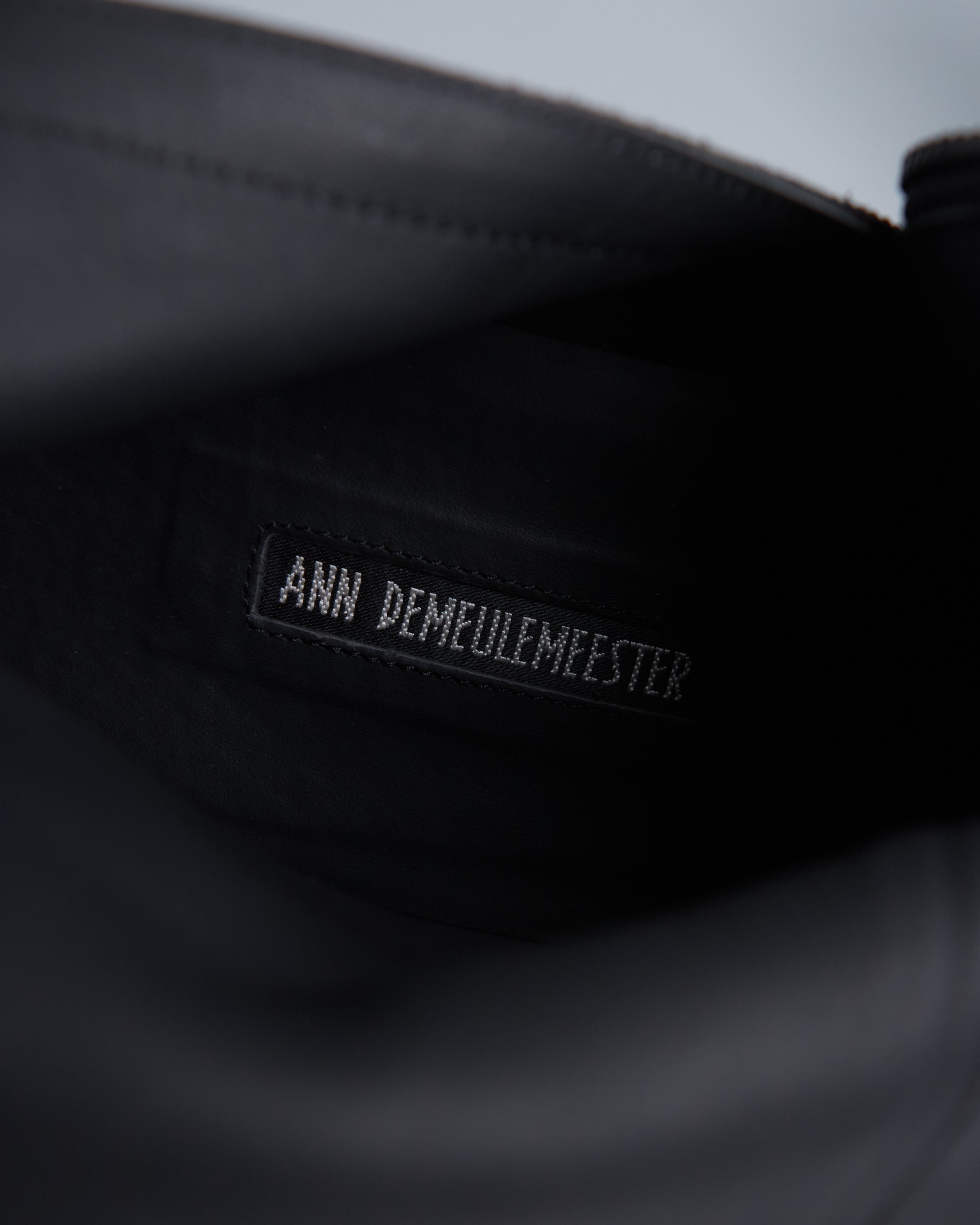 Ann Demeulemeester leather ankle boots