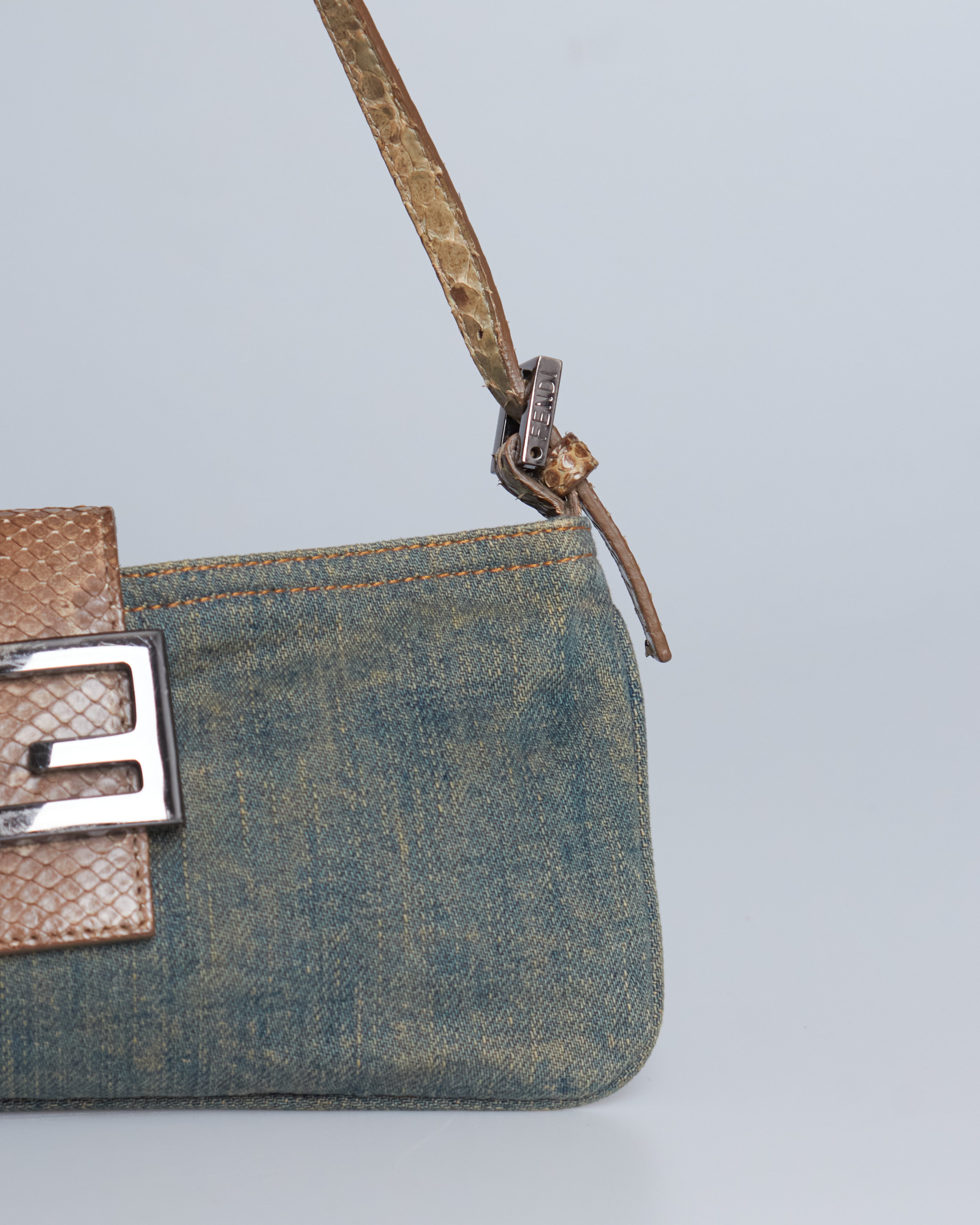 Fendi Baguette Denim