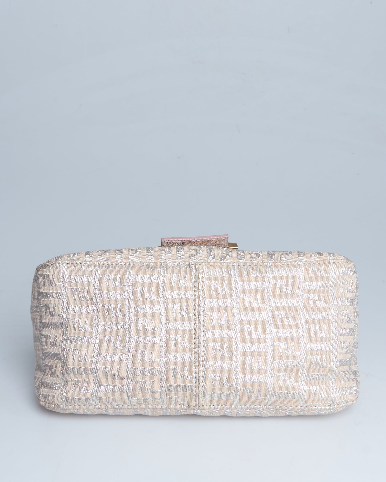Fendi Metallic Zucca Mini Baguette