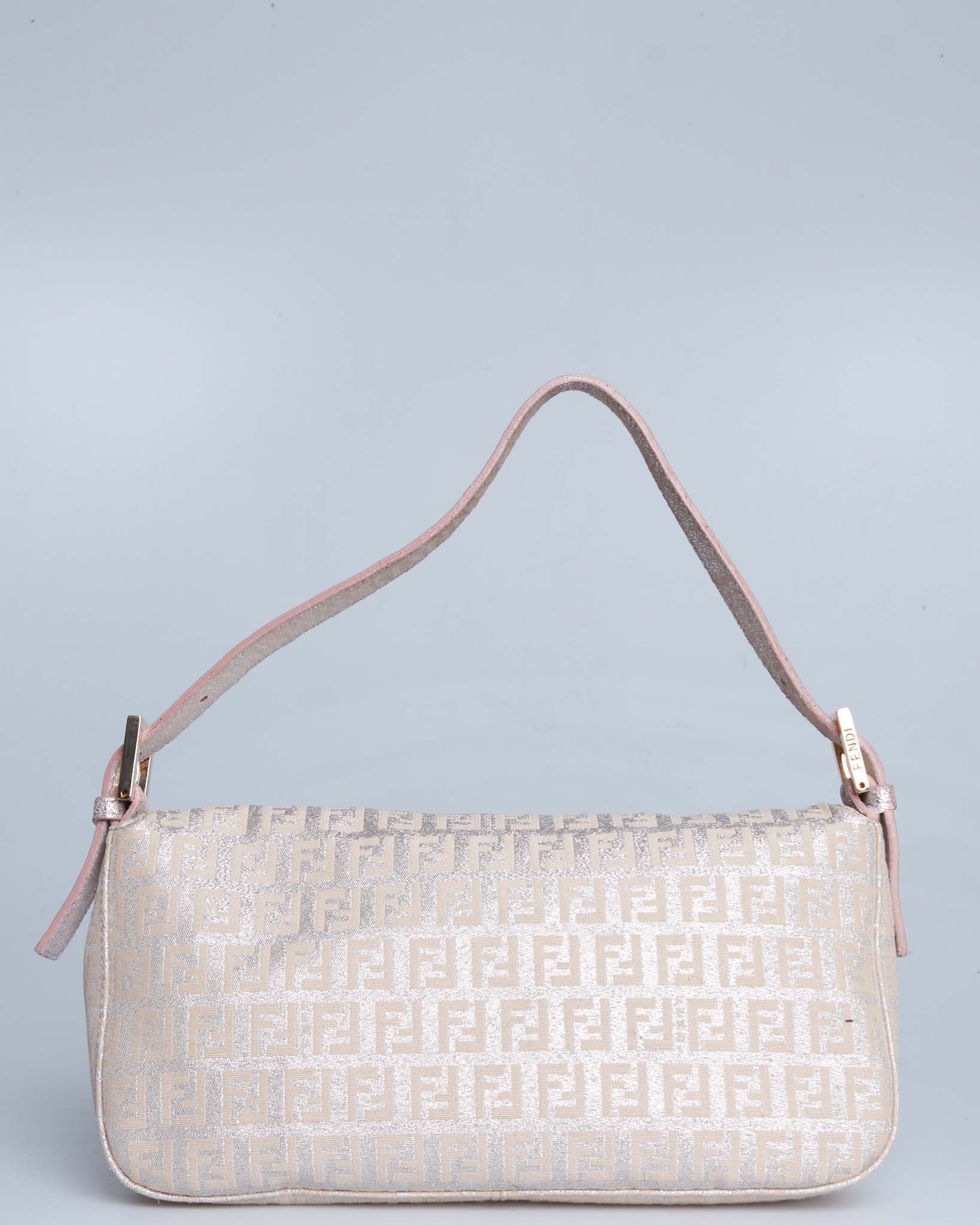 Fendi Baguette Metallic Zucchino