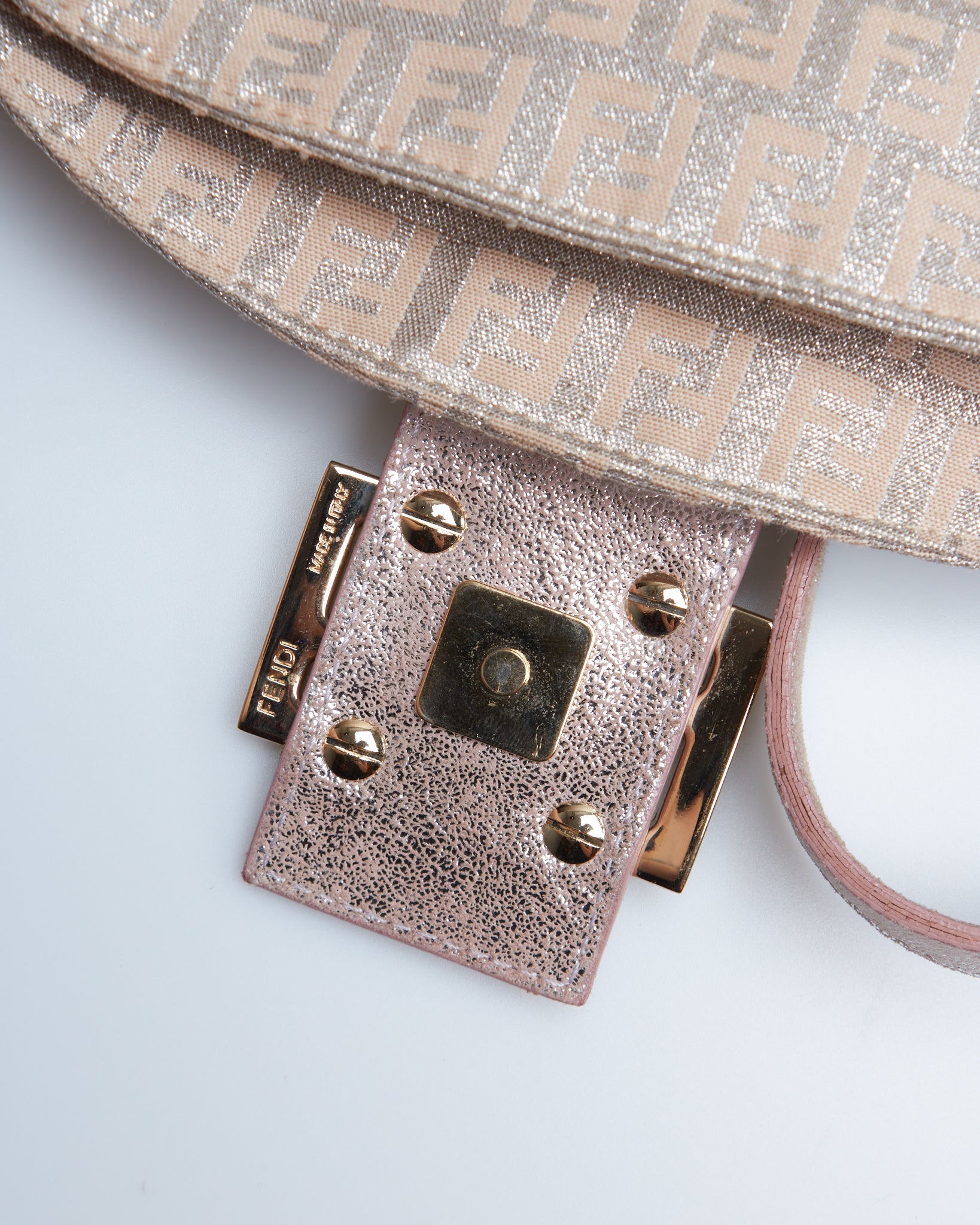 Fendi Baguette Metallic Zucchino