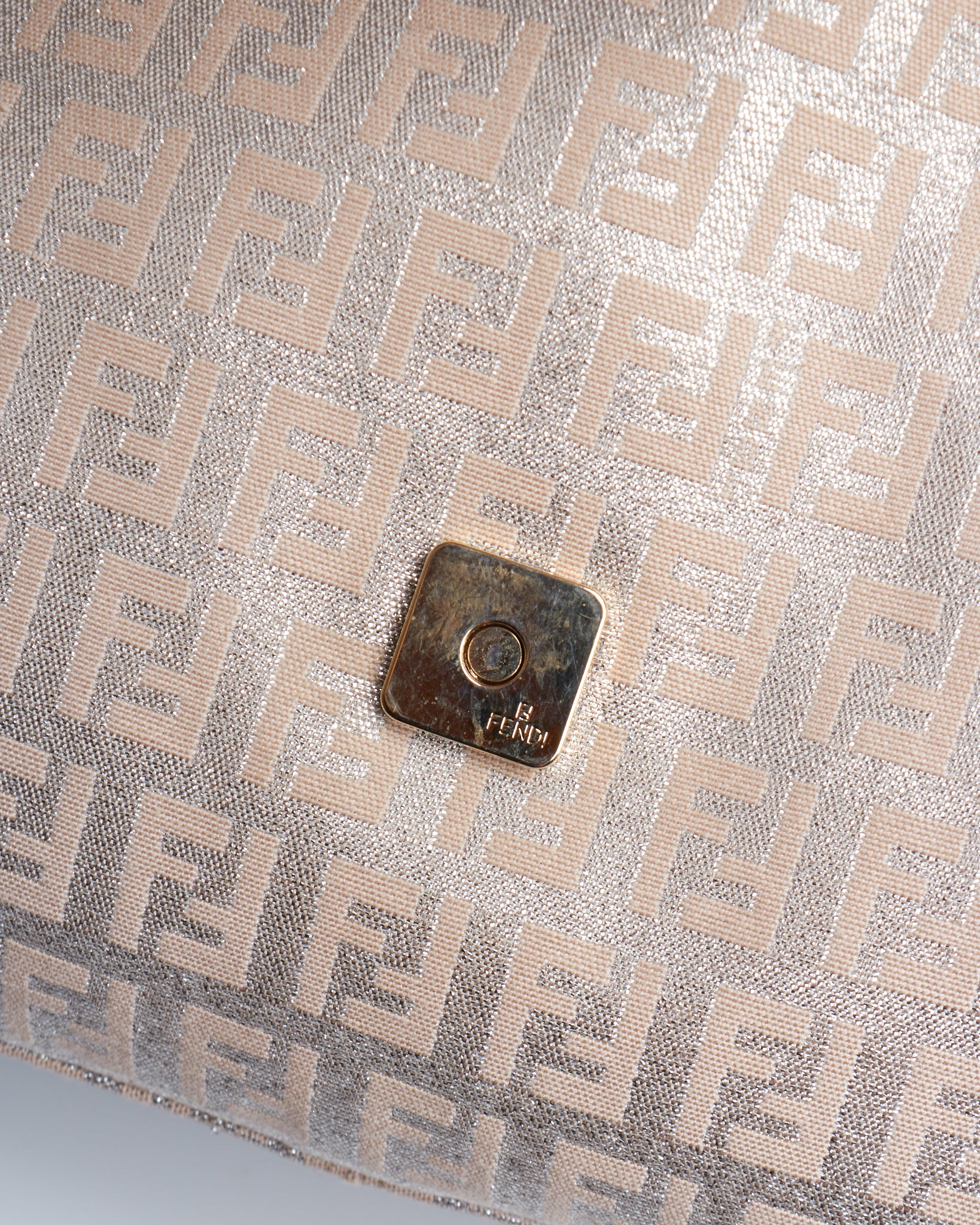 Fendi Baguette Metallic Zucchino