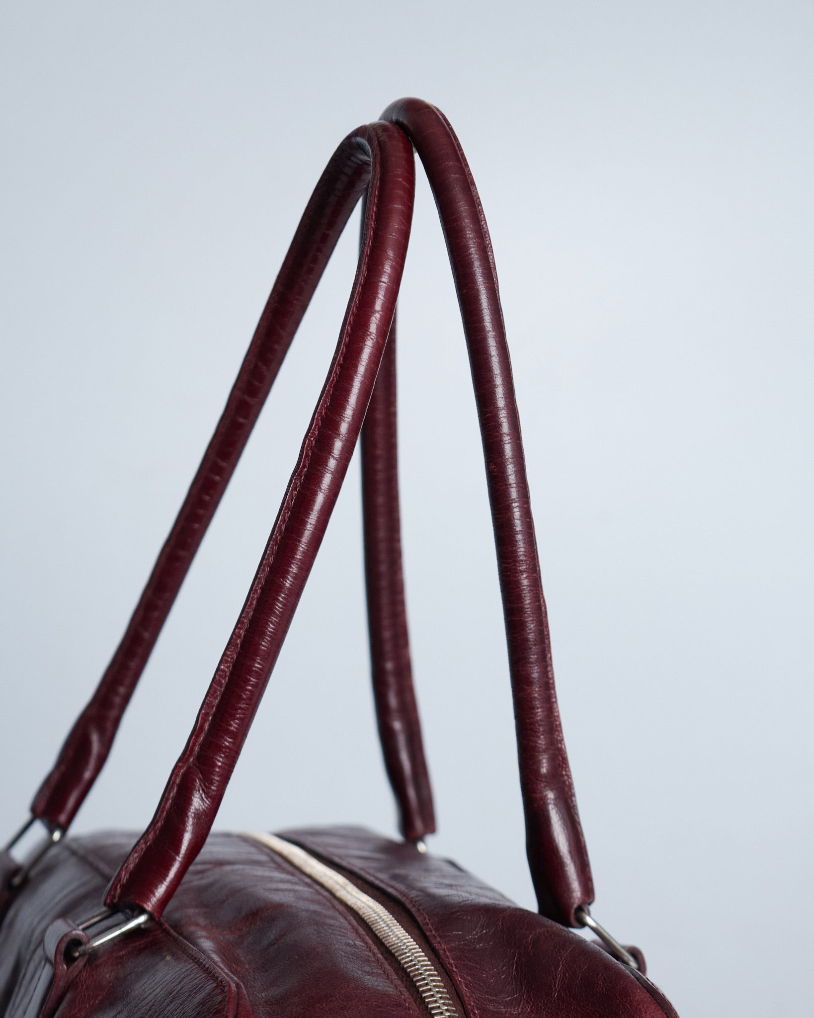Miu Miu Burgundy Leather Shoulder Bag