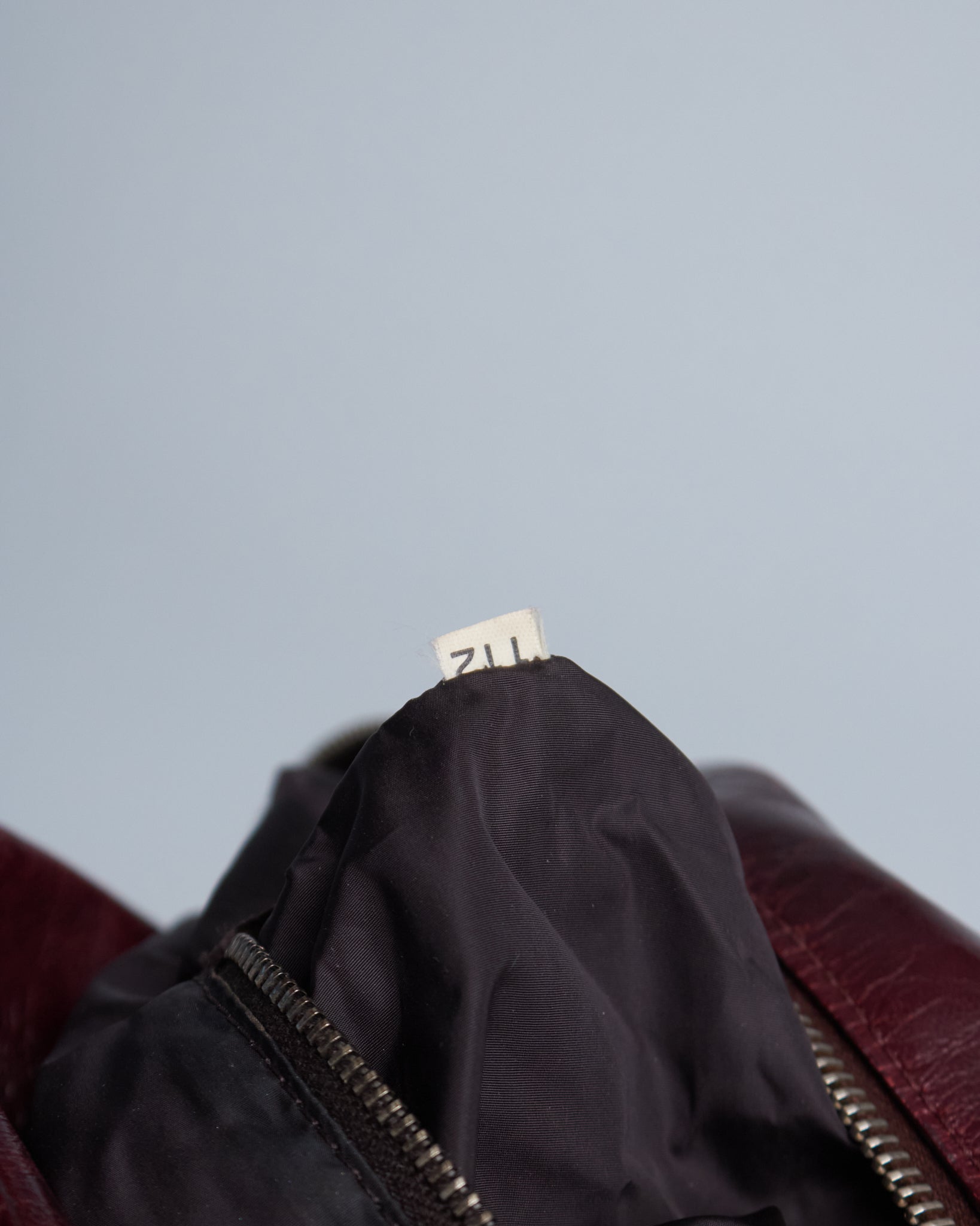 Miu Miu Burgundy Leather Shoulder Bag