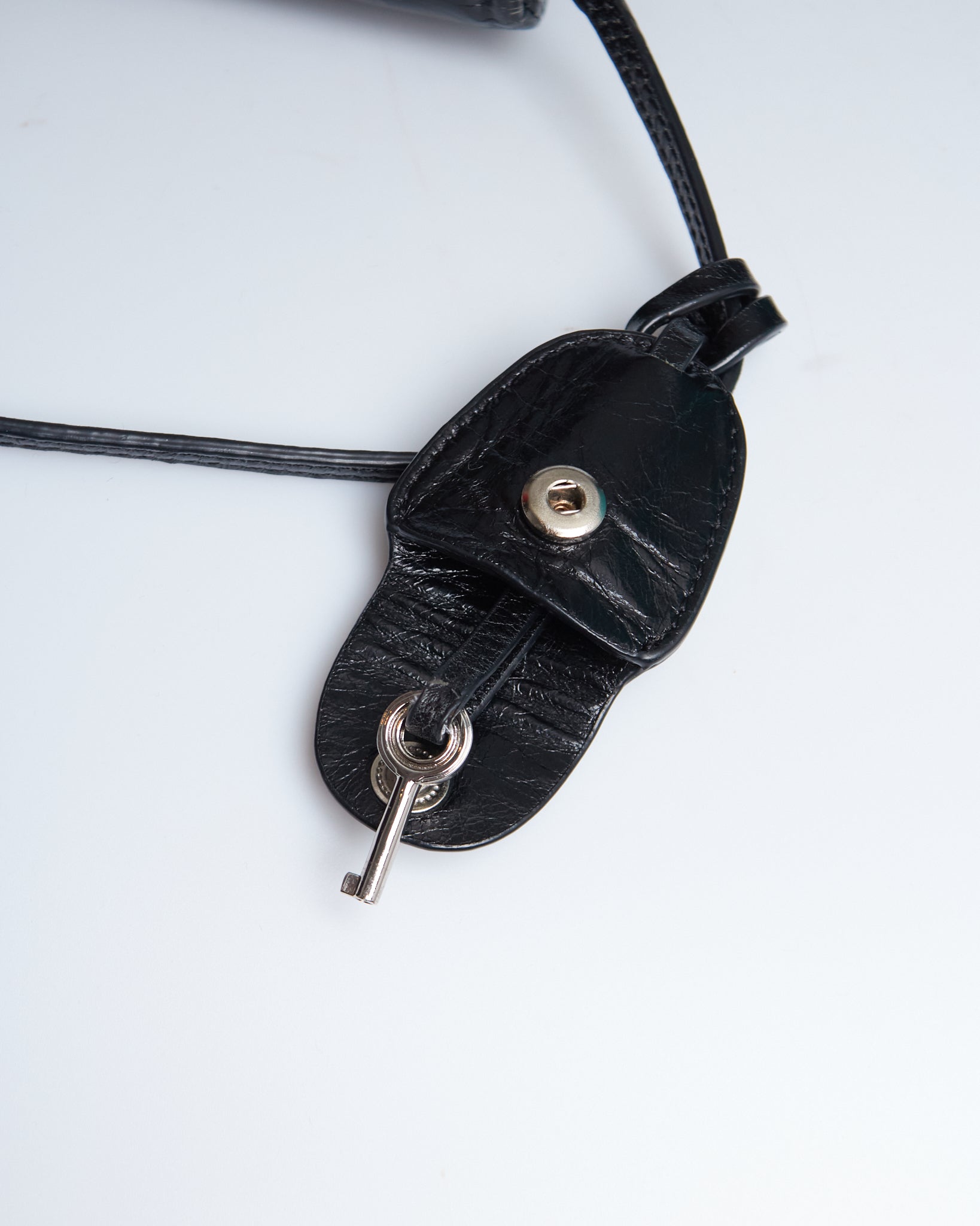 Miu Miu Ruched Leather Shoulder Bag