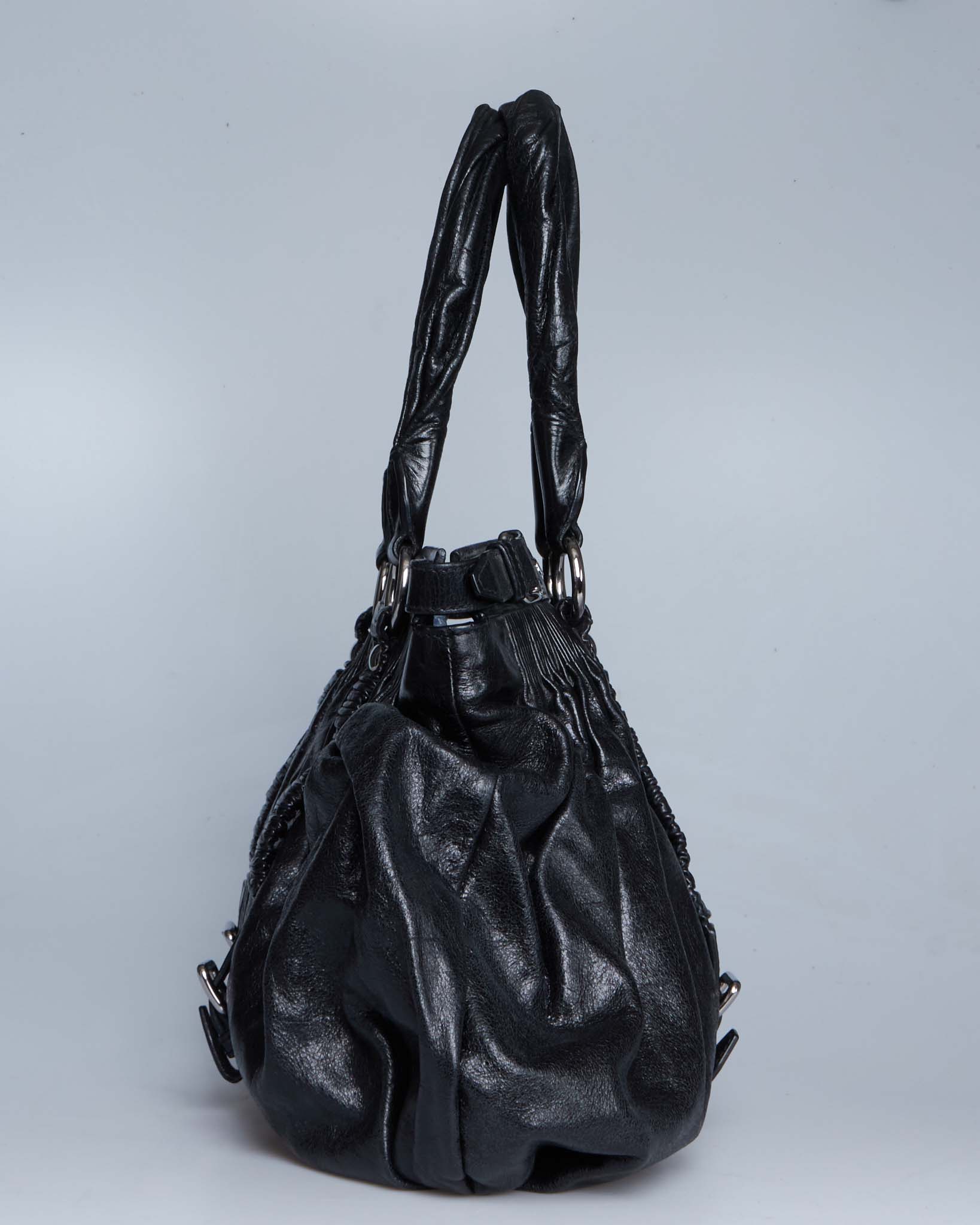 Miu Miu Ruched Shoulder Bag