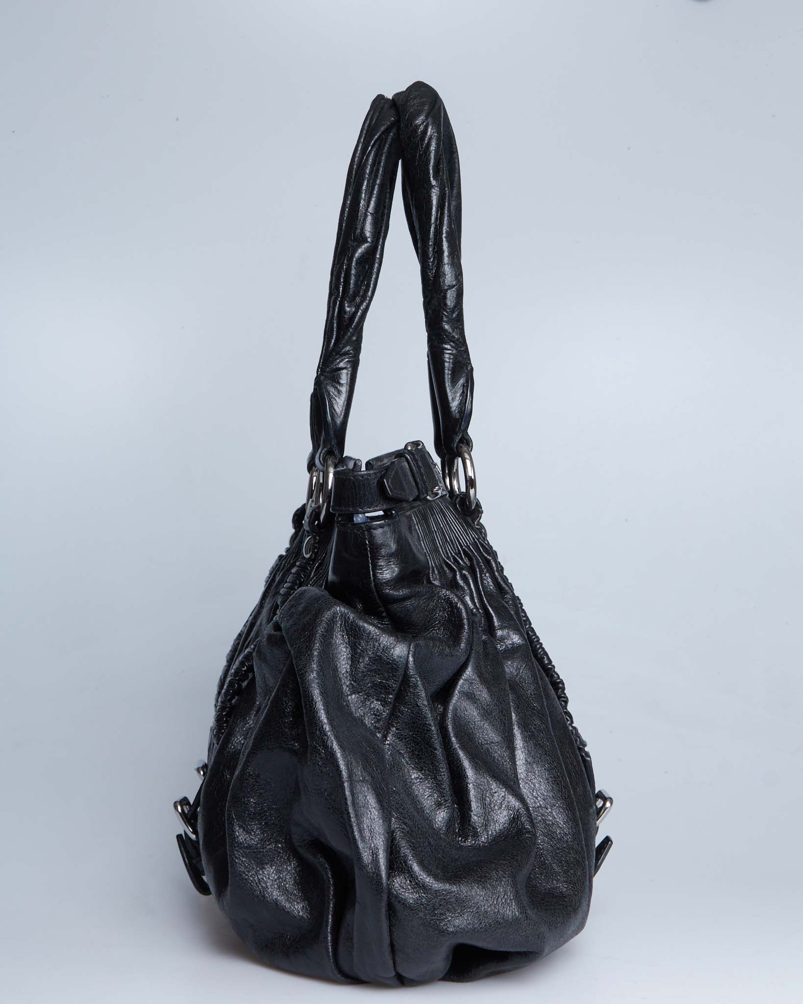 Miu Miu Ruched Shoulder Bag