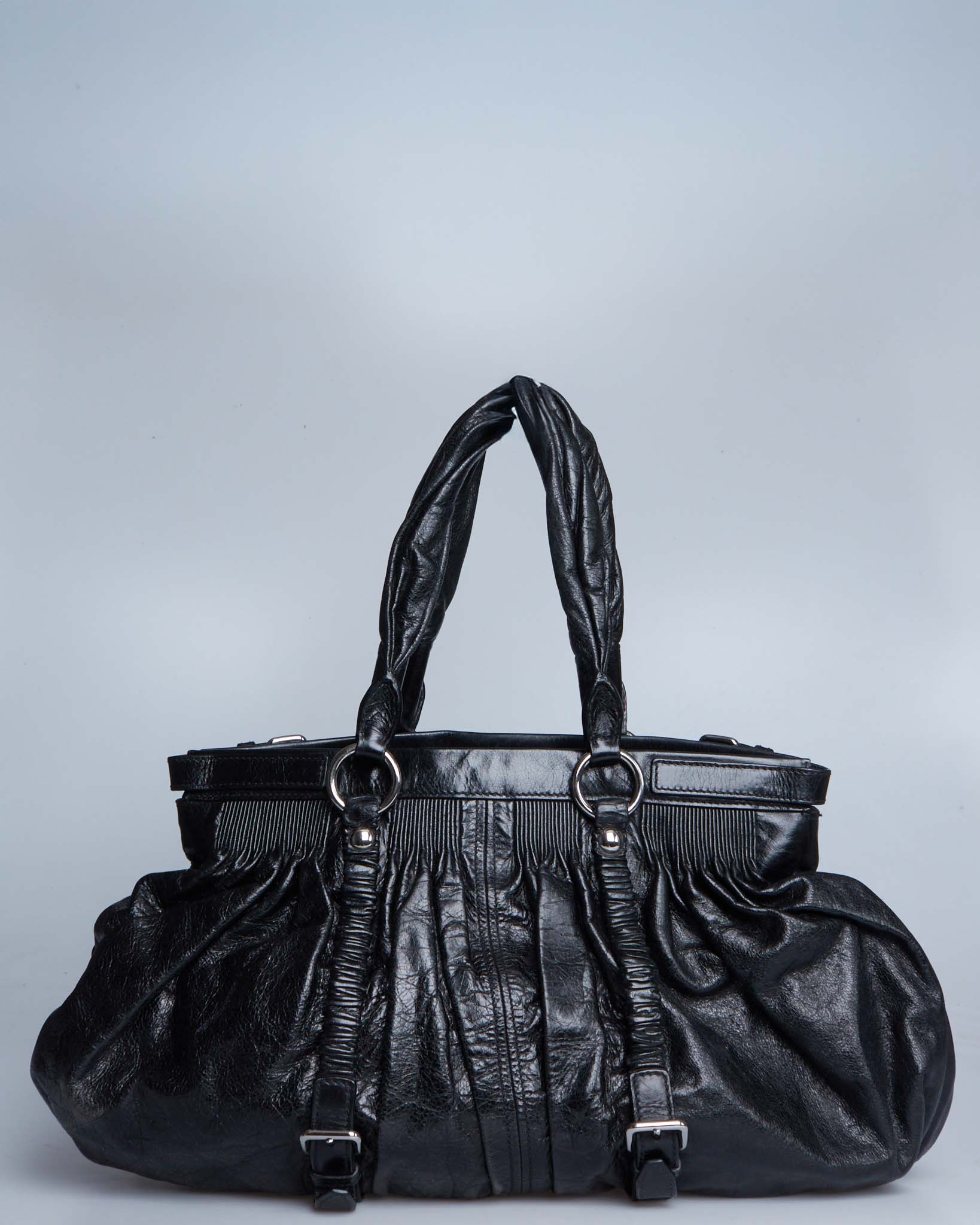 Miu Miu Ruched Shoulder Bag