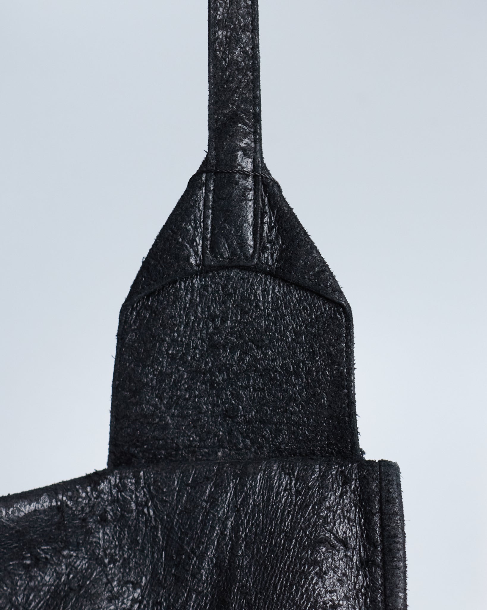 Ann Demeulemeester Distressed Leather Shoulder Bag