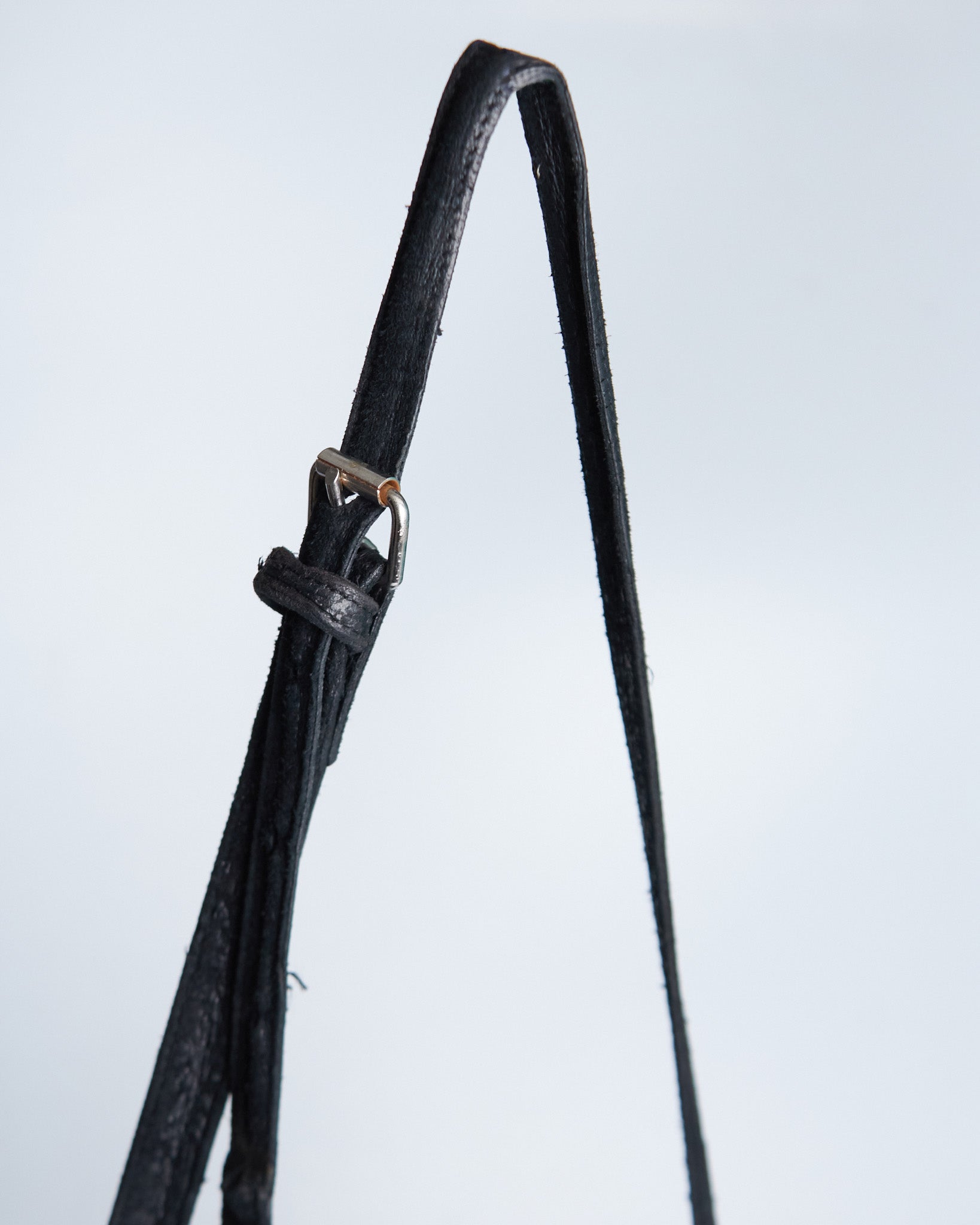Ann Demeulemeester Distressed Leather Shoulder Bag