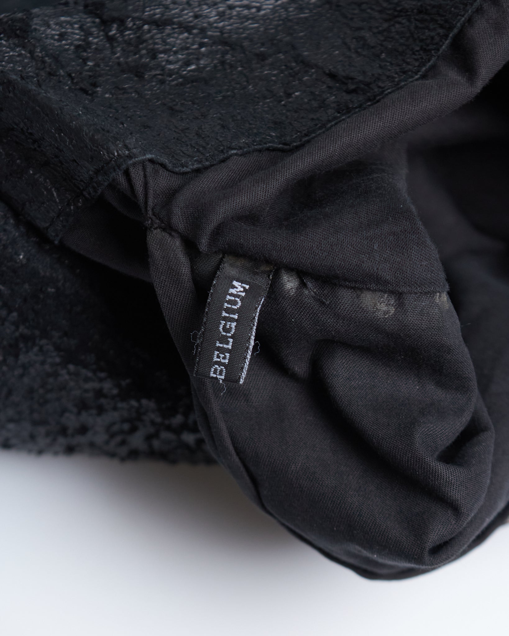 Ann Demeulemeester Distressed Leather Shoulder Bag