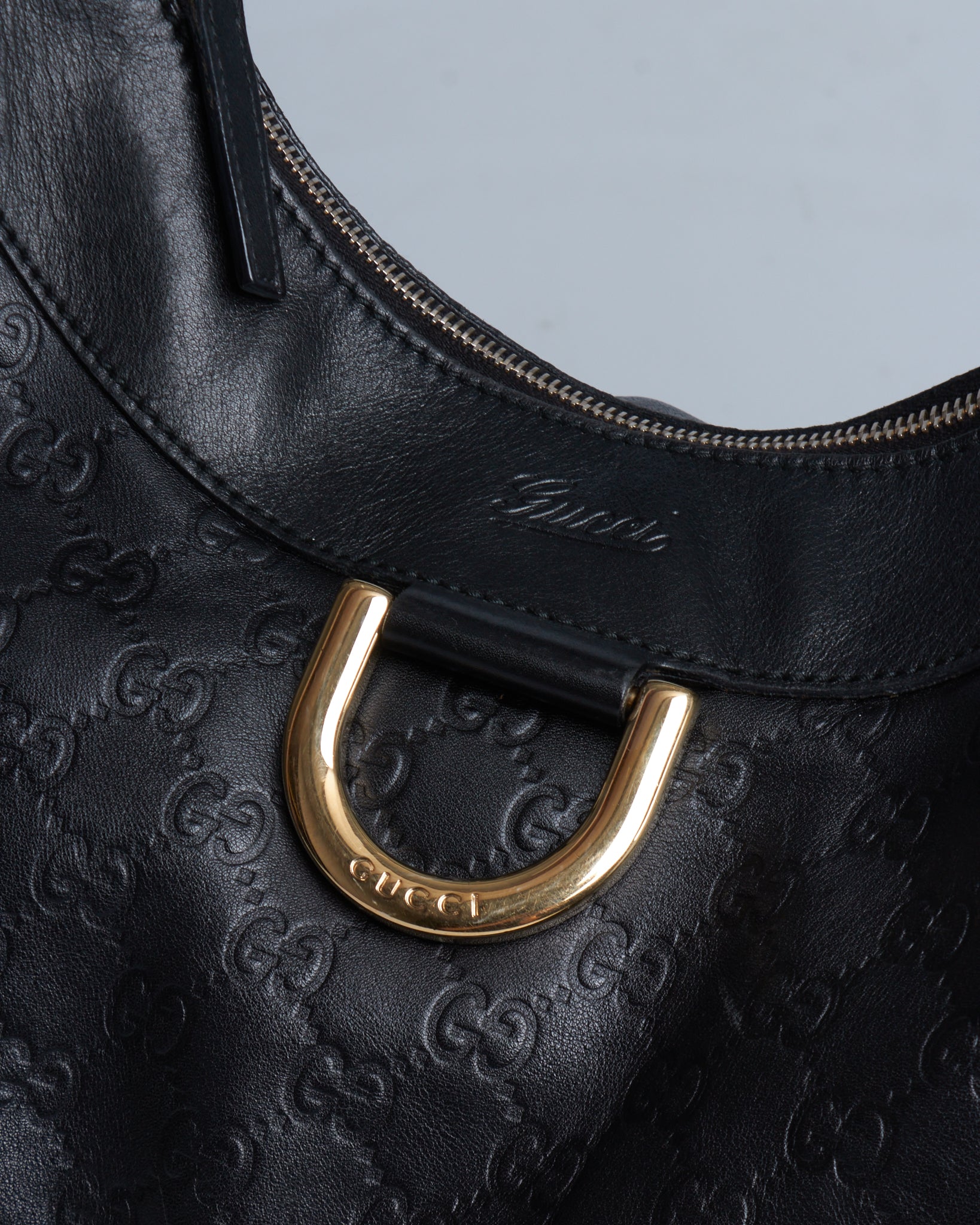 Gucci Guccissima D-Ring Bag