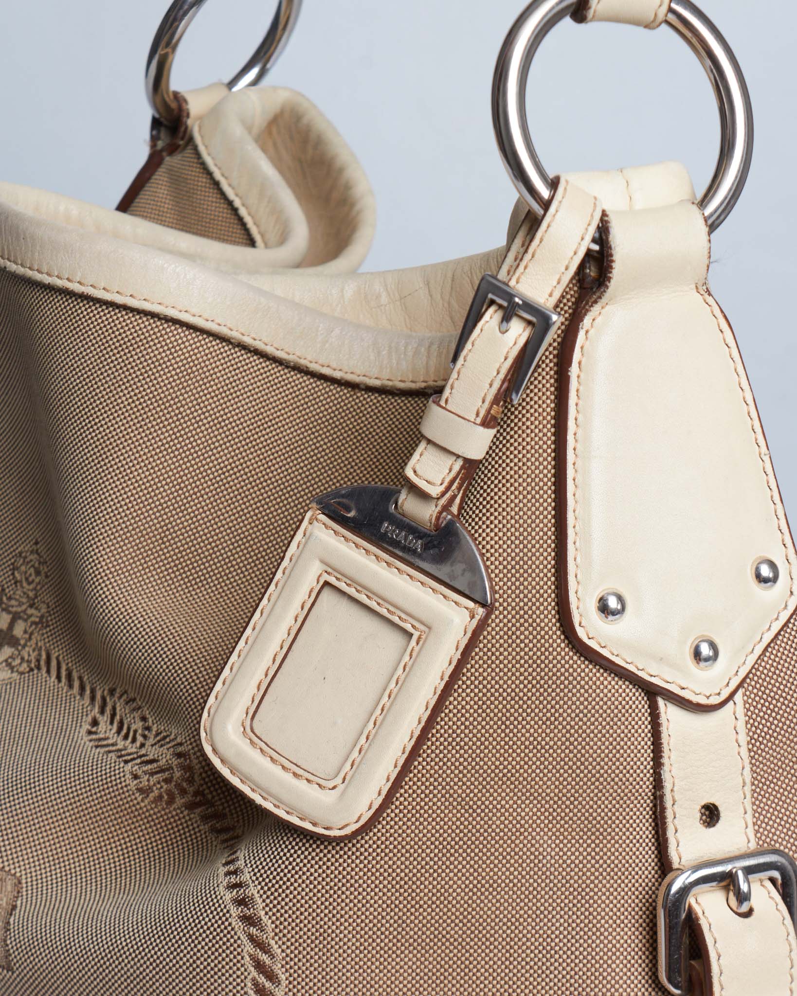 Prada Canapa Shoulder Bag