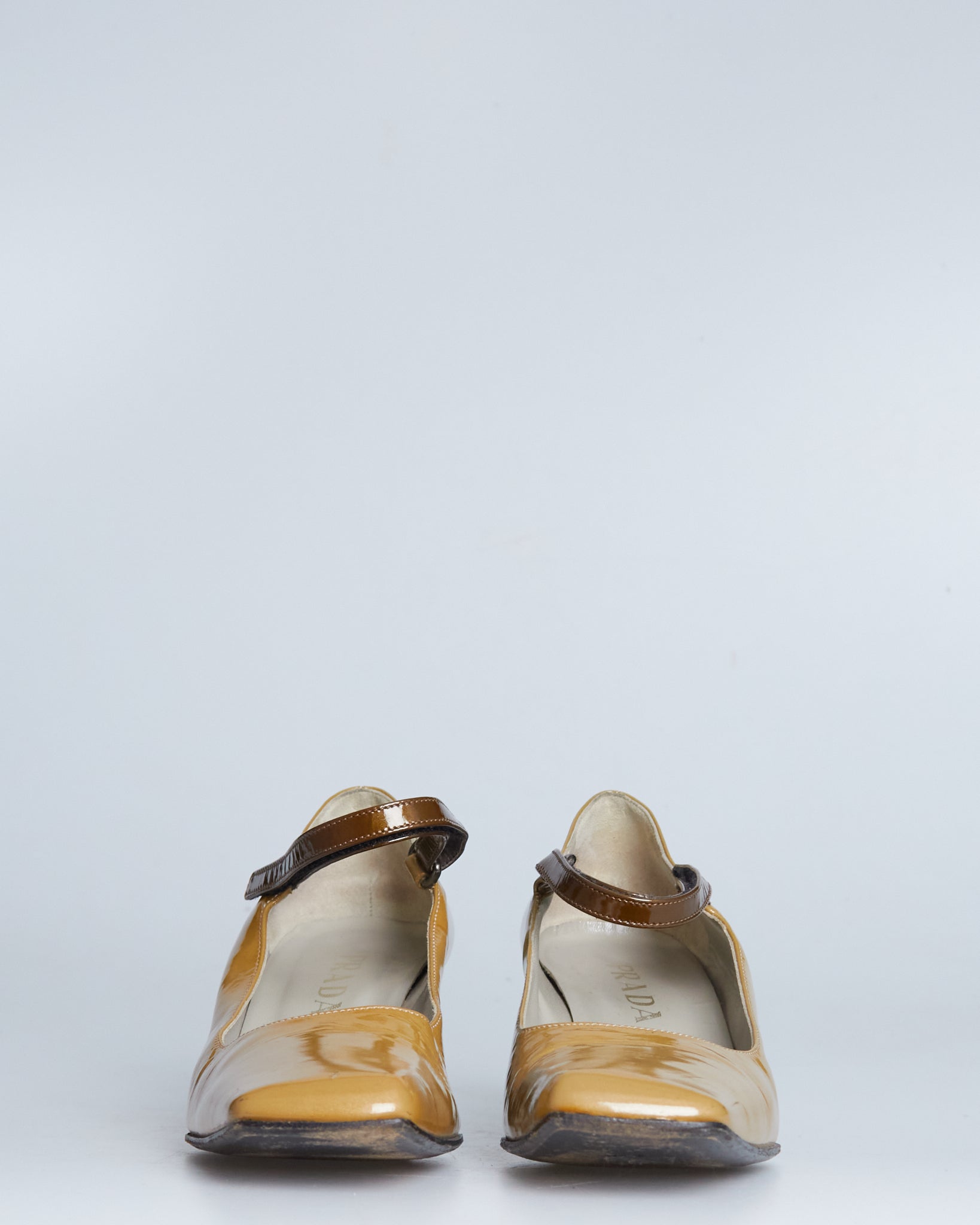 Prada F/W 1998 patent leather Mary Jane heels