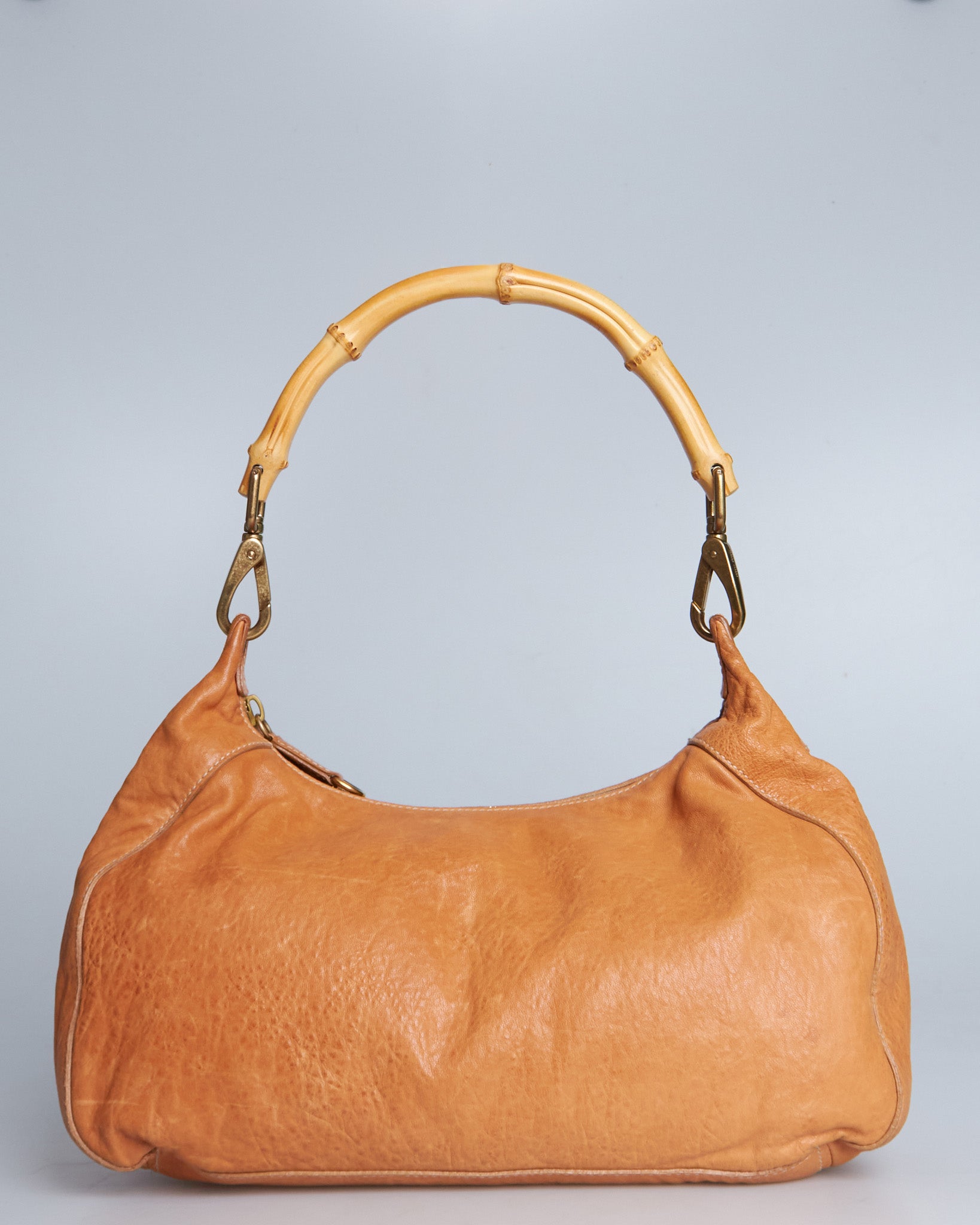Miu Miu Leather Bamboo Handle Bag