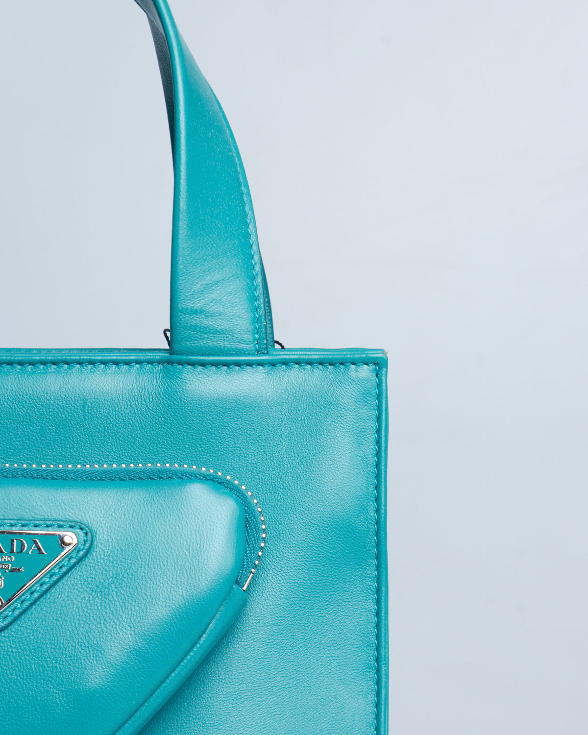 Prada Nappa Bomber Leather Handbag