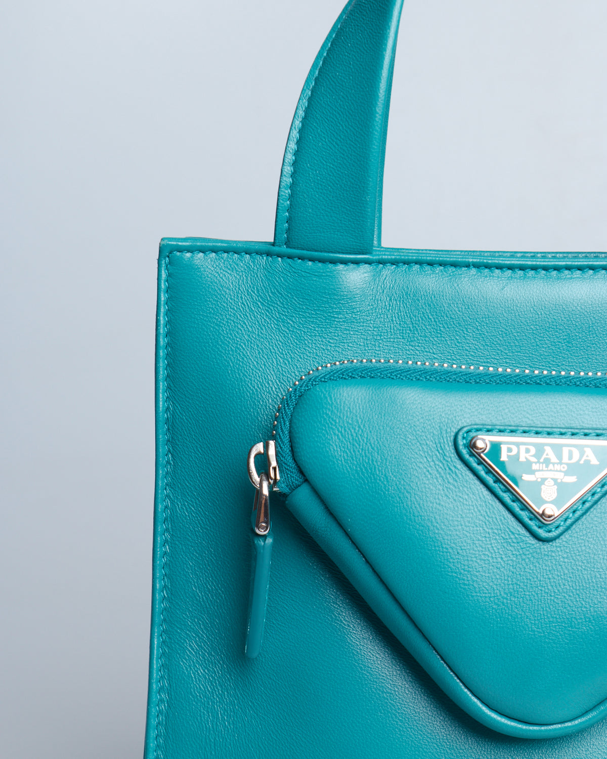 Prada Nappa Bomber Leather Handbag