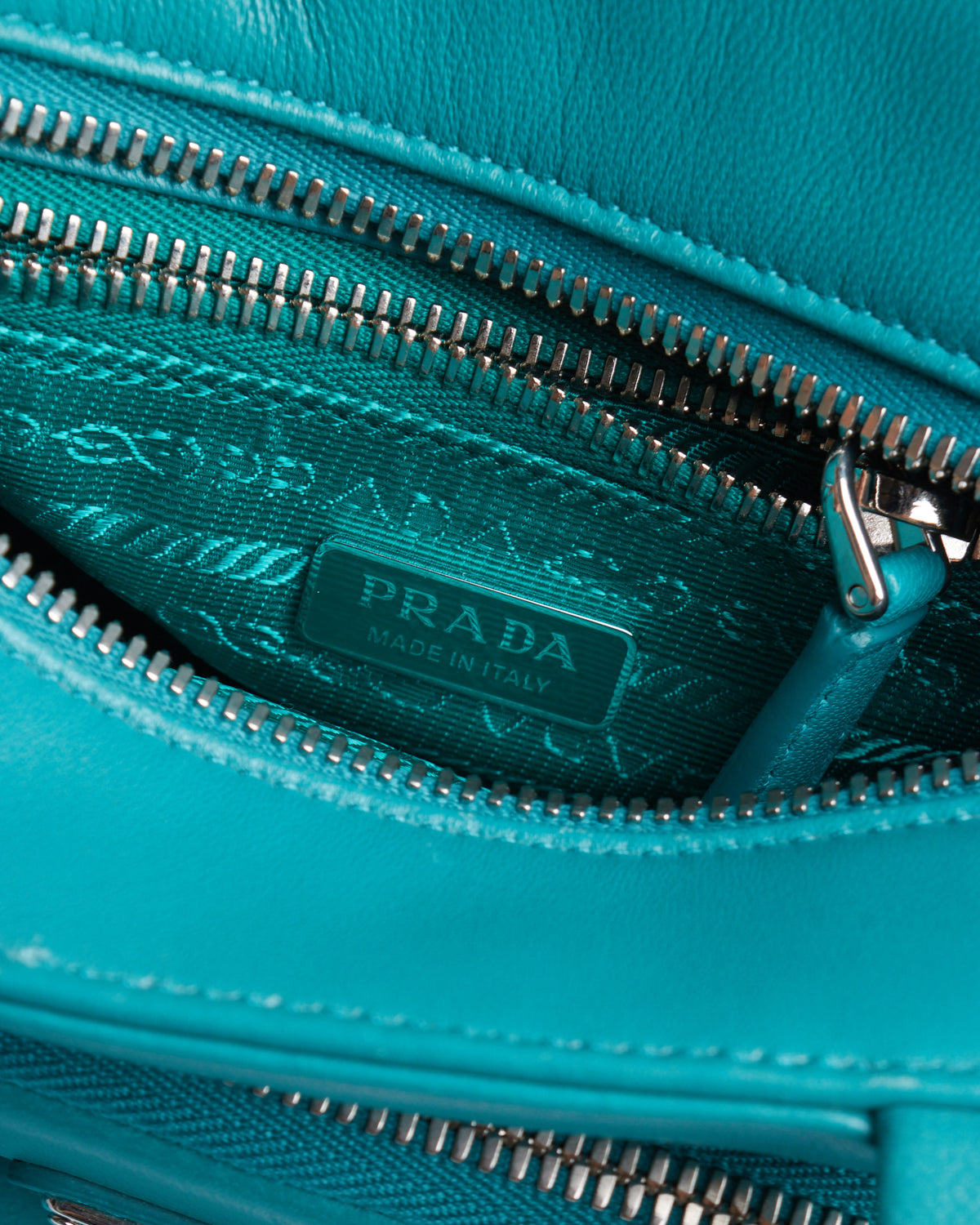 Prada Nappa Bomber Leather Handbag