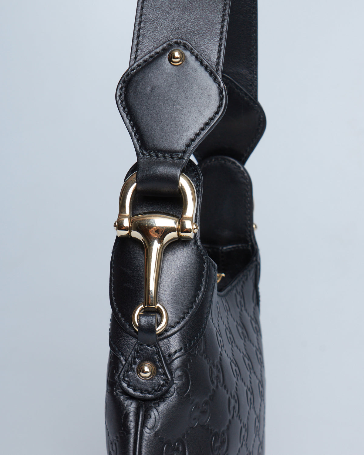 Gucci Guccissima Horsebit Creole Mini Hobo