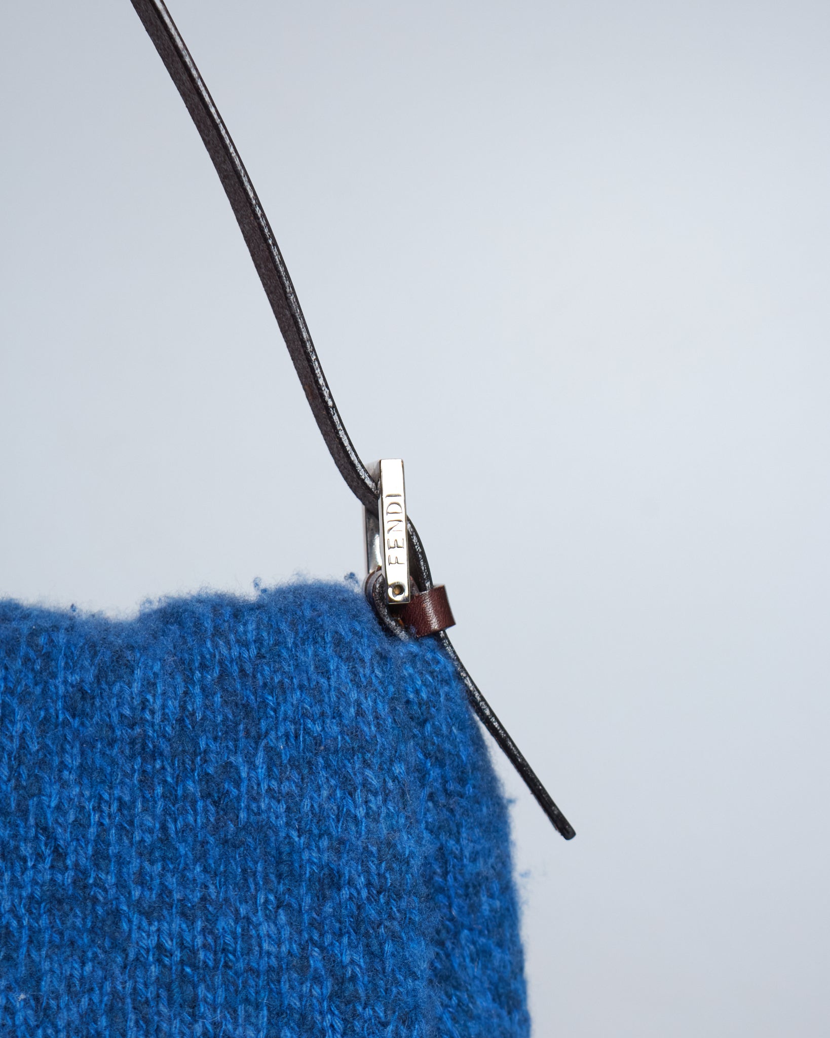 Fendi Mamma Baguette Knit Bag