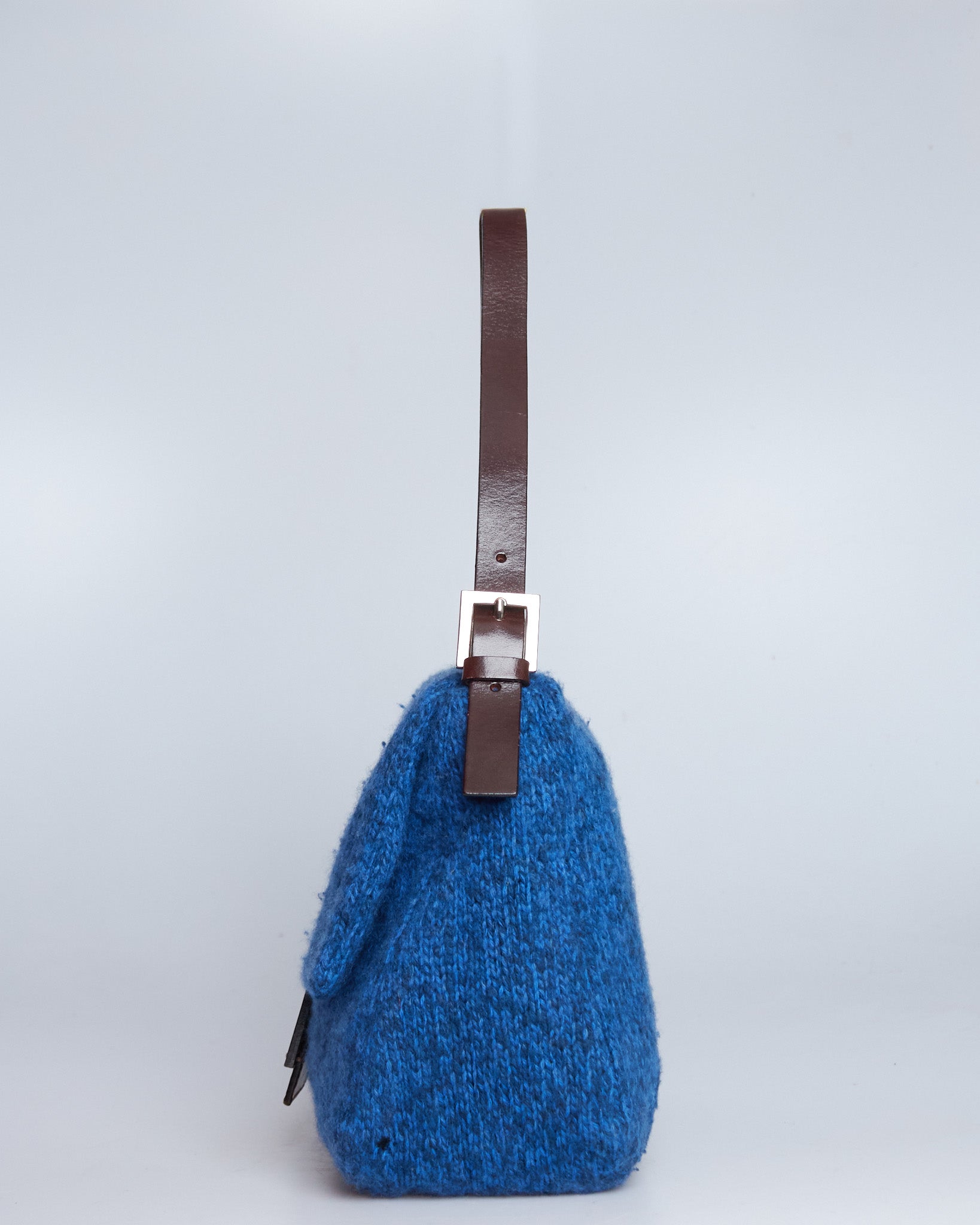 Fendi Mamma Baguette Knit Bag