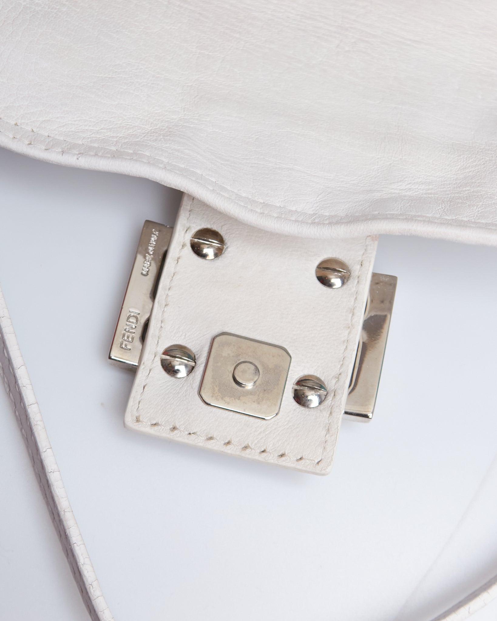 Fendi Baguette Leather Bag Mini